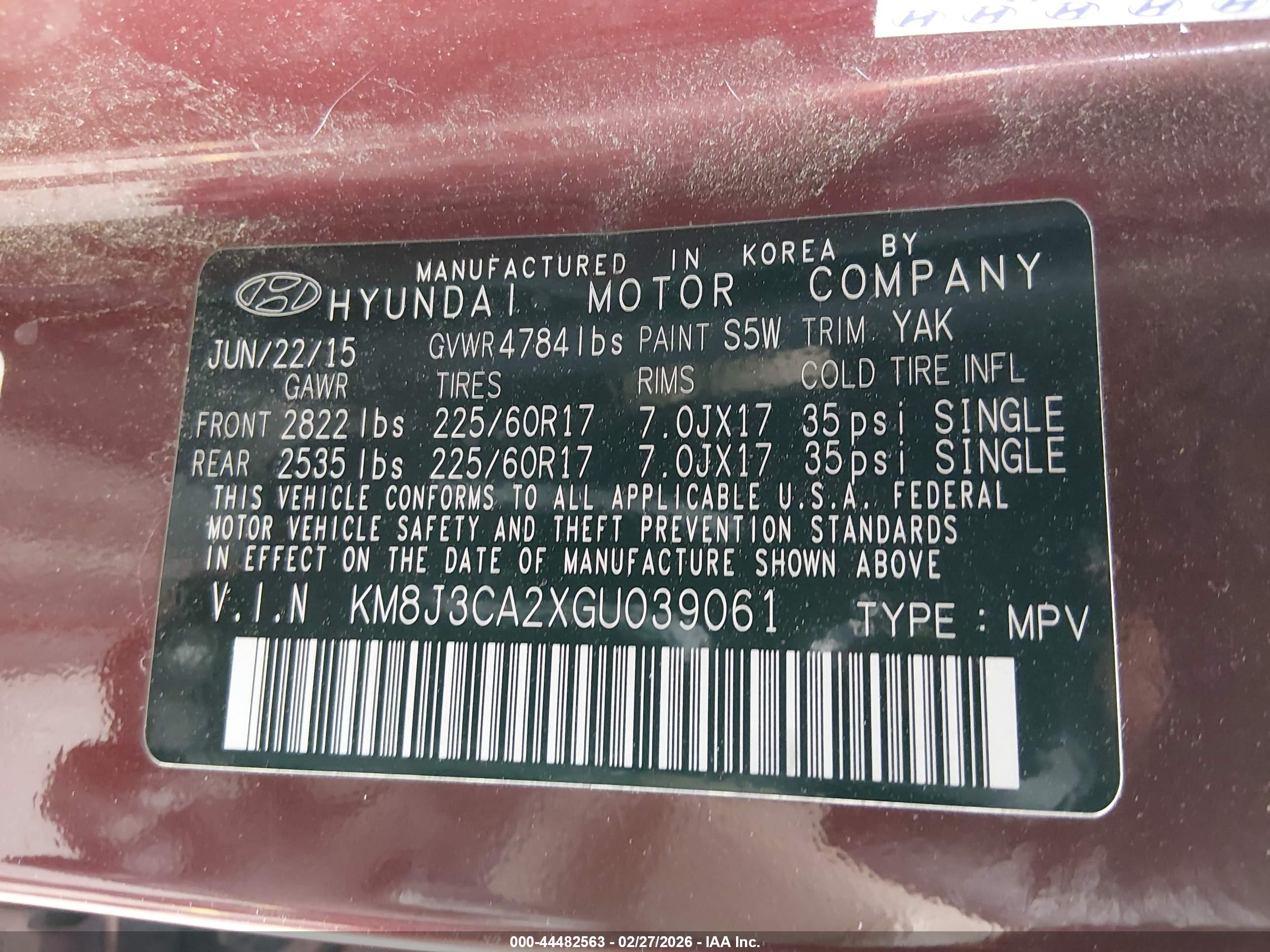 HYUNDAI TUCSON image 9