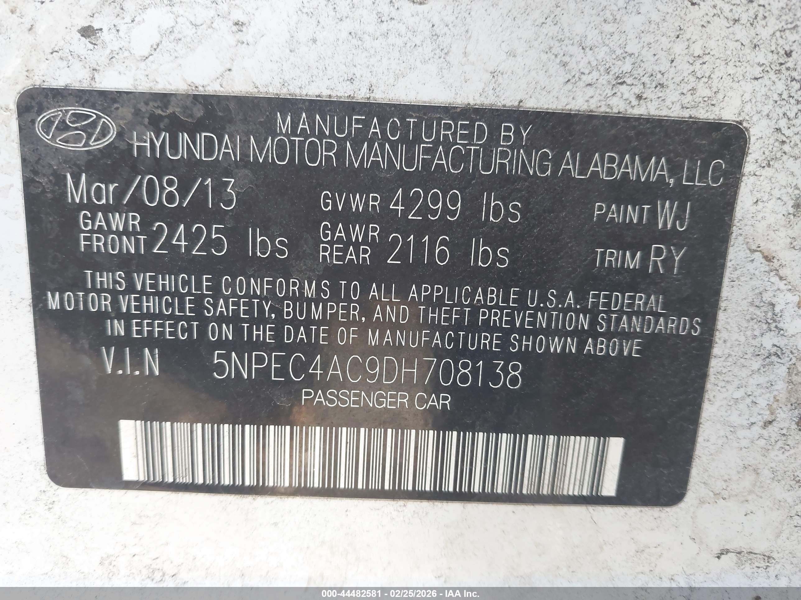 HYUNDAI SONATA image 9