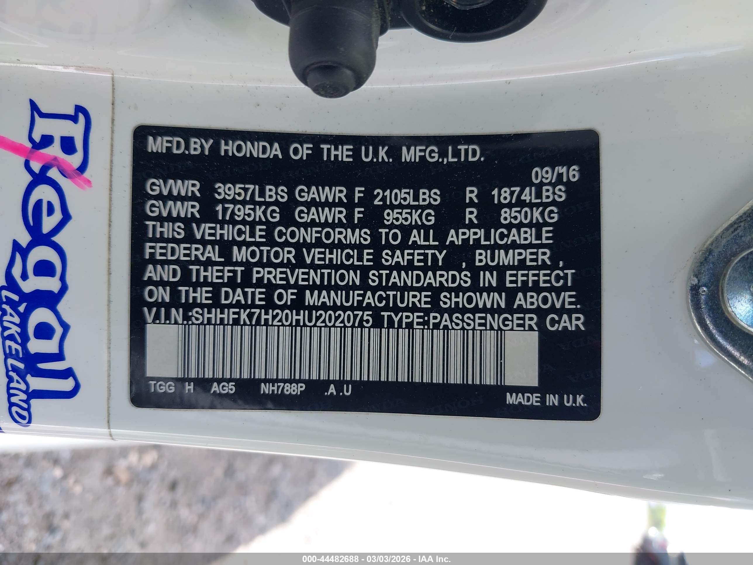 HONDA CIVIC image 9