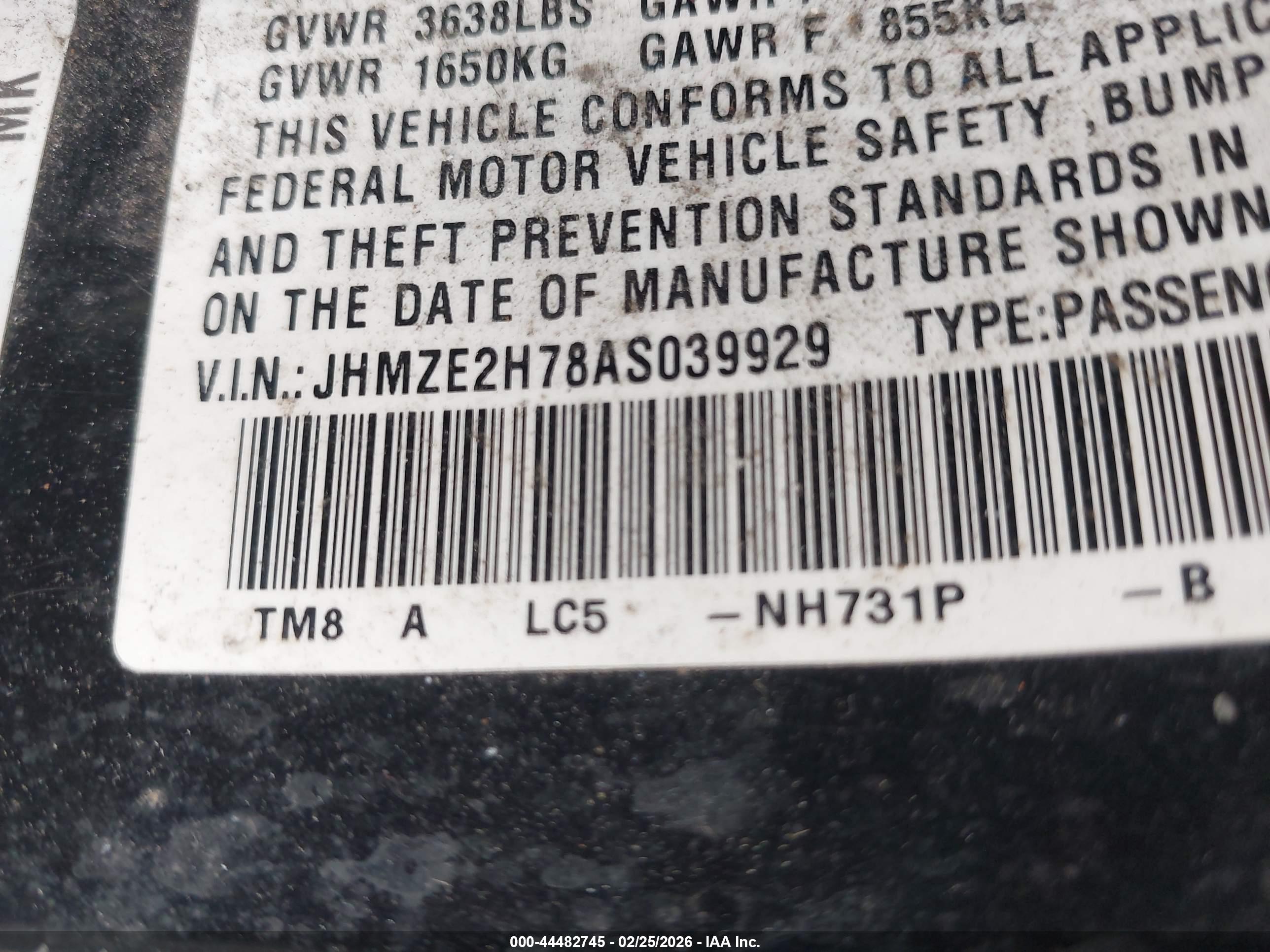 HONDA INSIGHT image 9