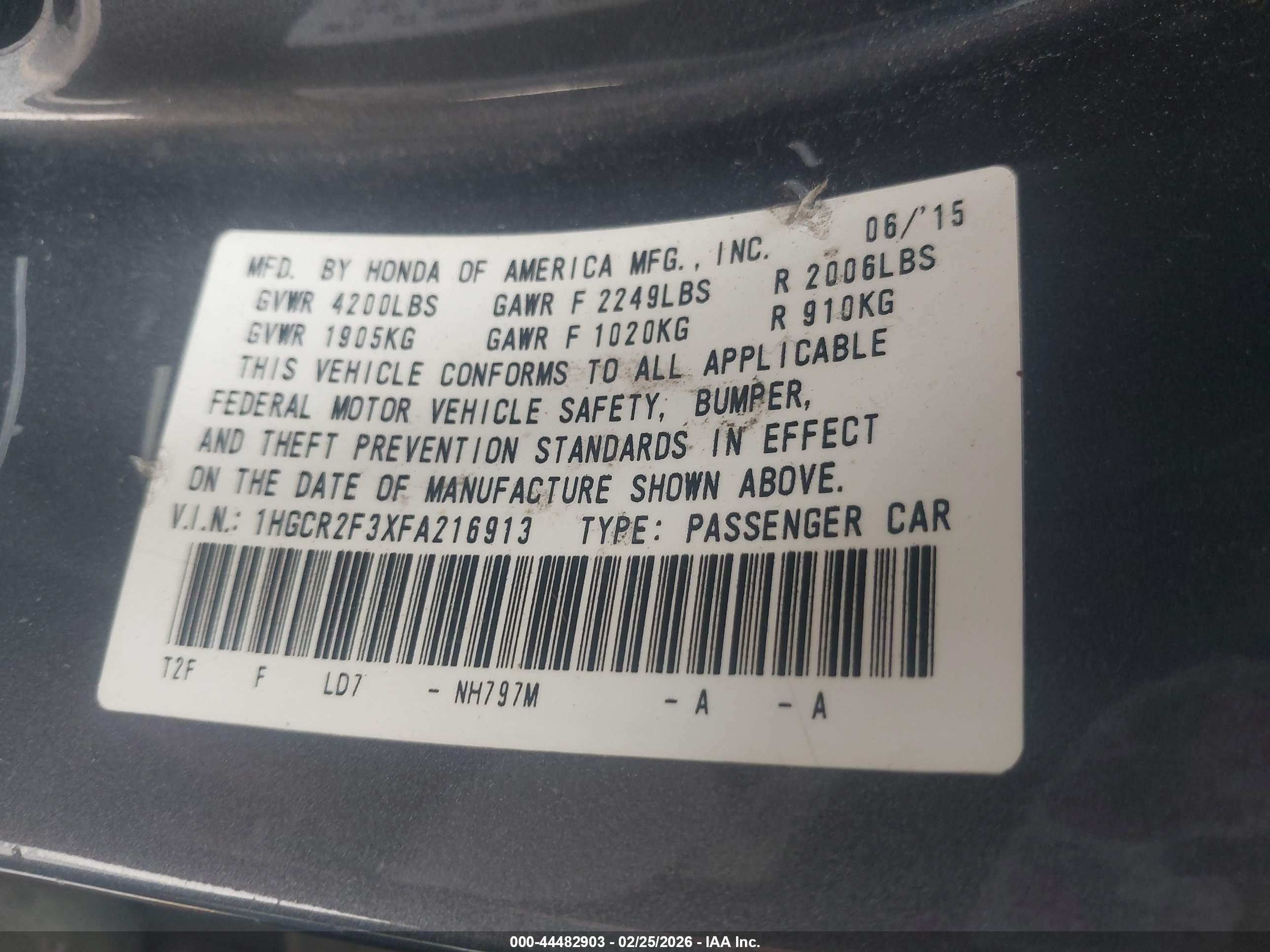 HONDA ACCORD image 9