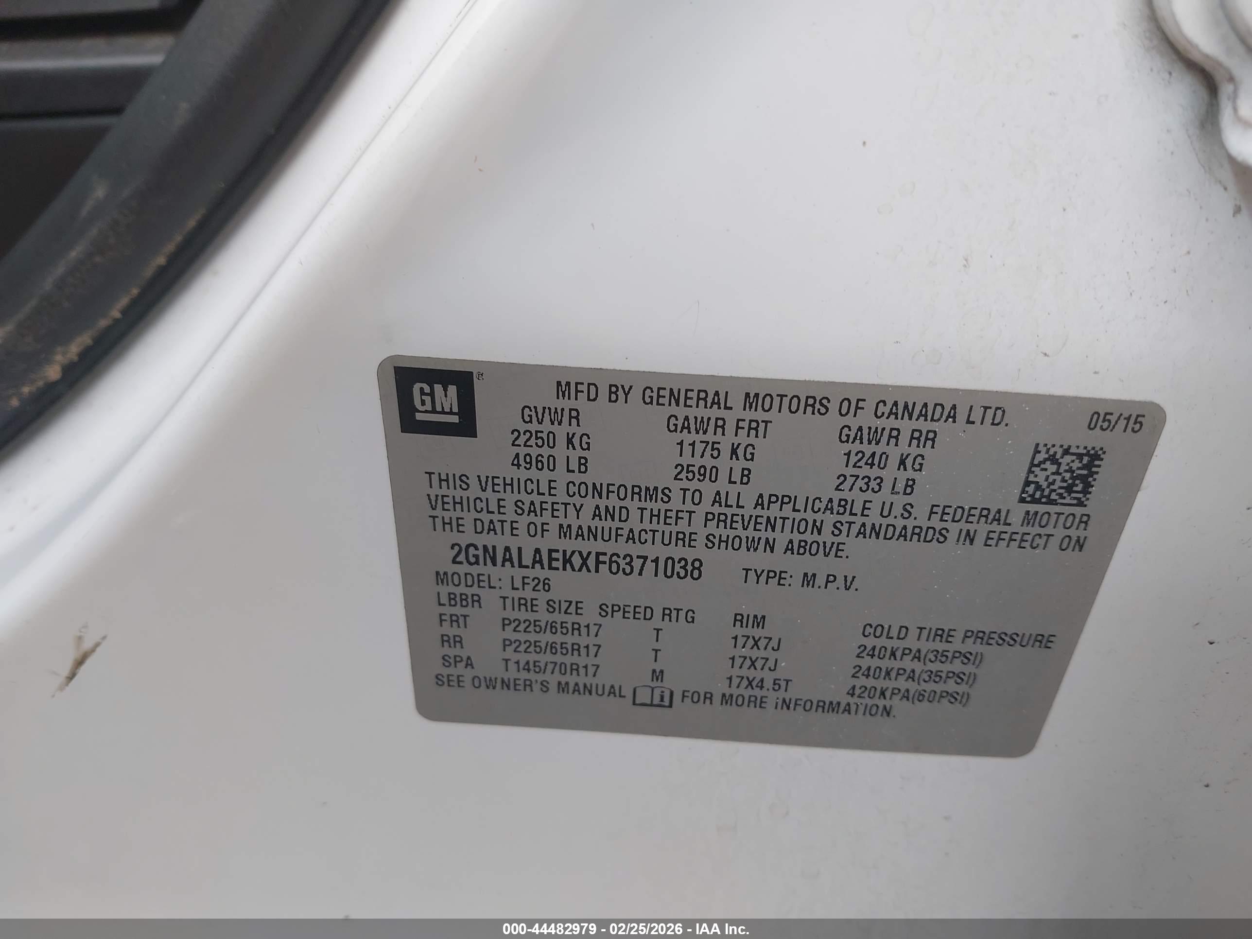CHEVROLET EQUINOX image 9