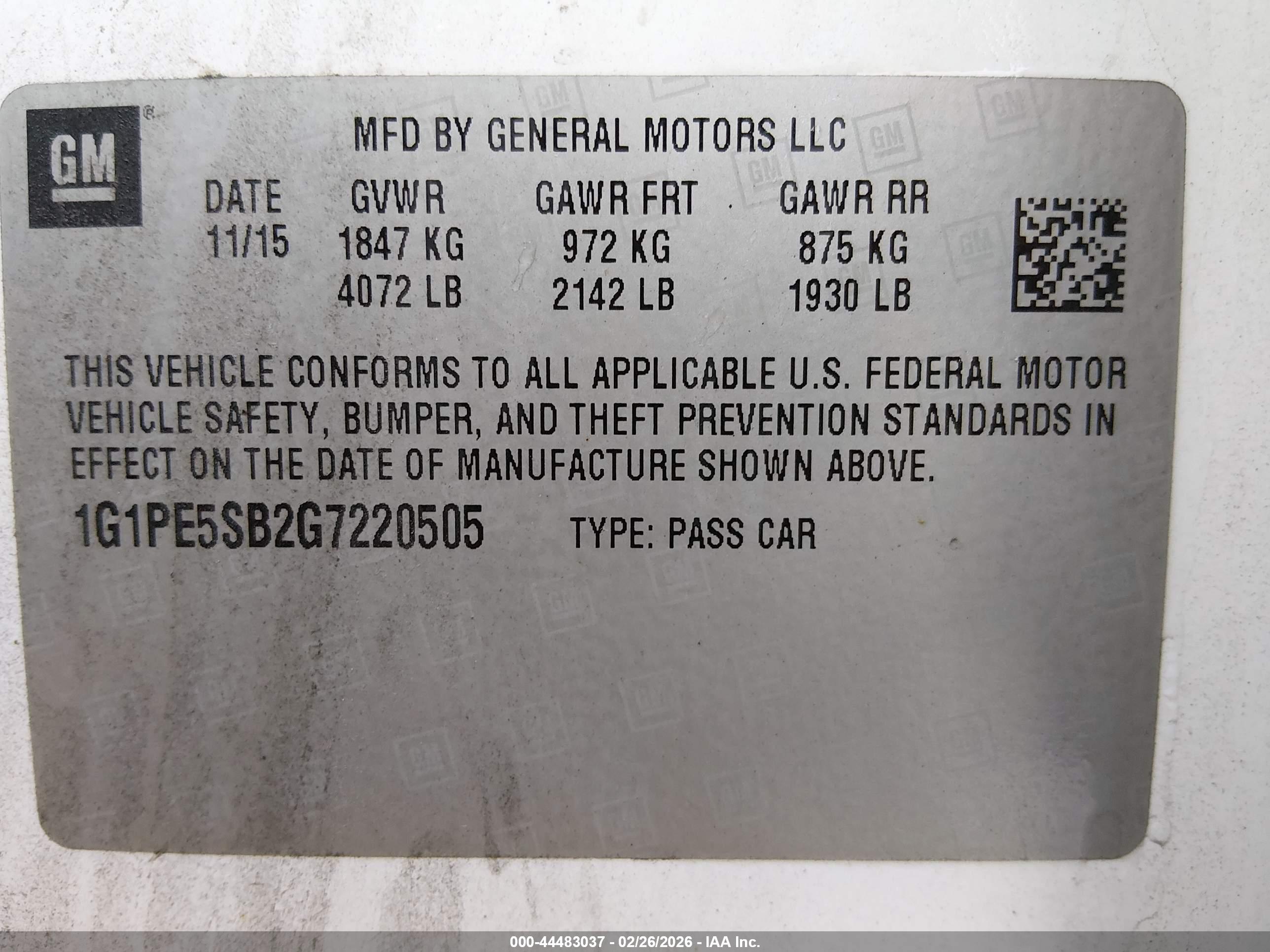 CHEVROLET CRUZE image 9