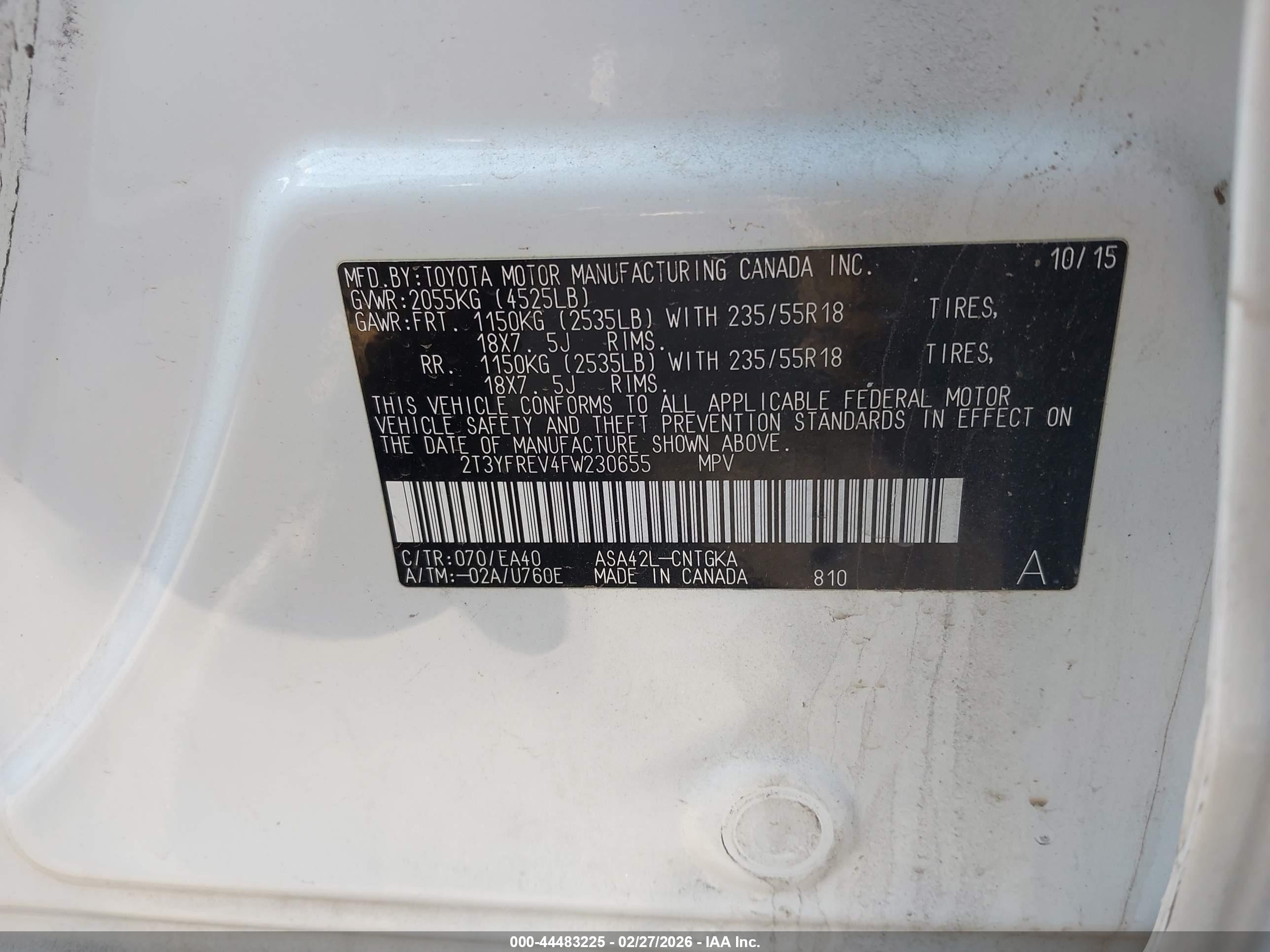 TOYOTA RAV4 image 9