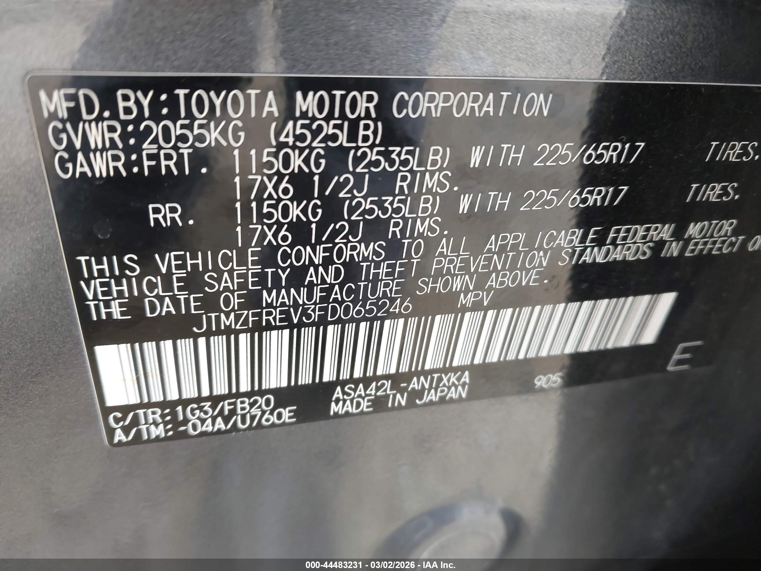TOYOTA RAV4 image 9
