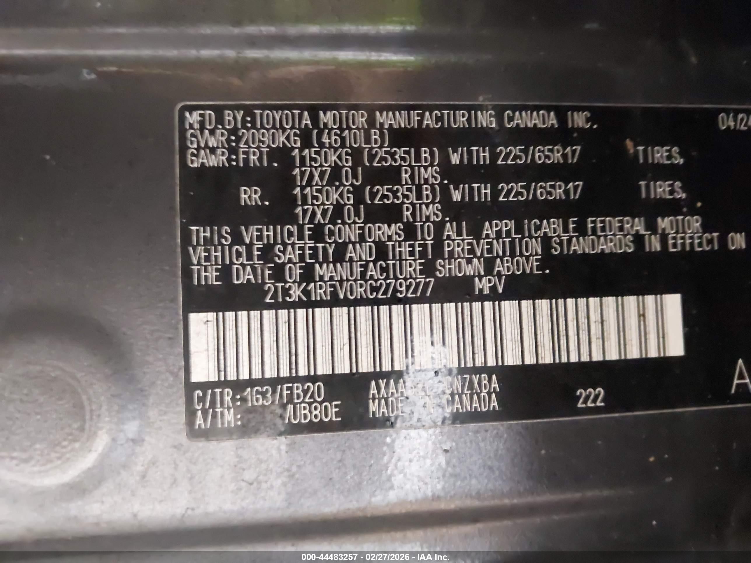 TOYOTA RAV4 image 9