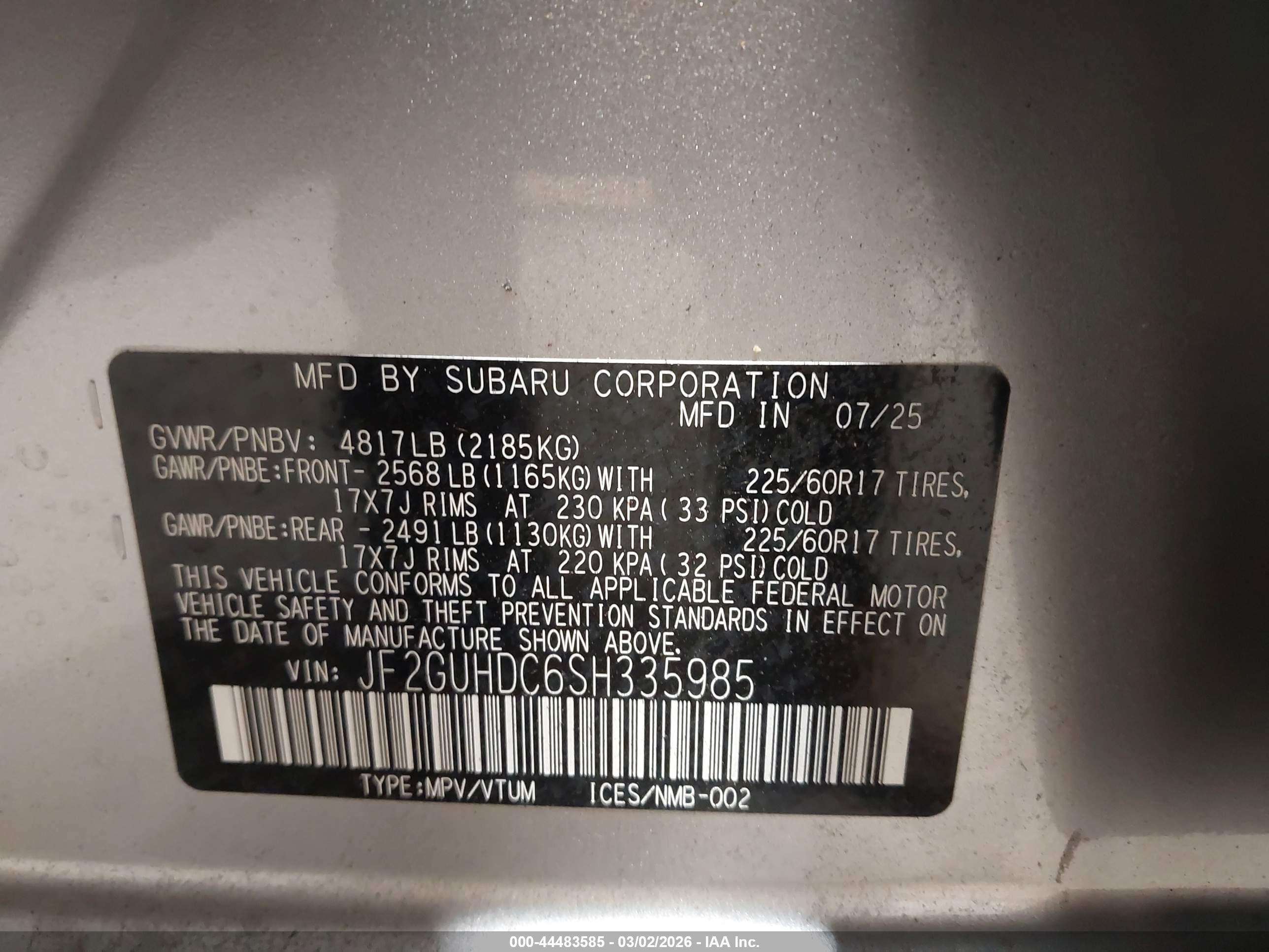 SUBARU CROSSTREK image 9