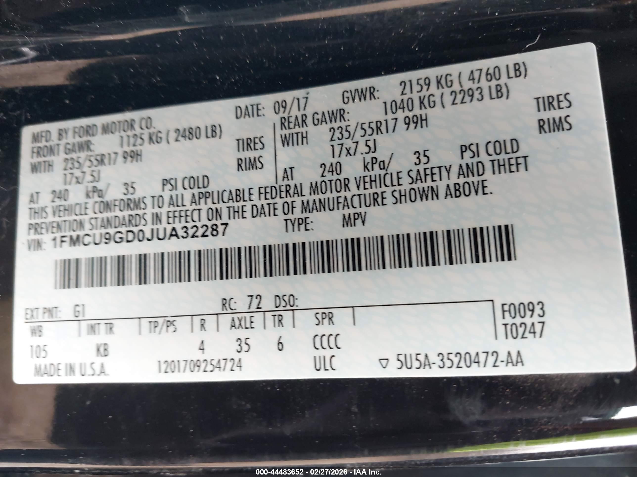 FORD ESCAPE image 9