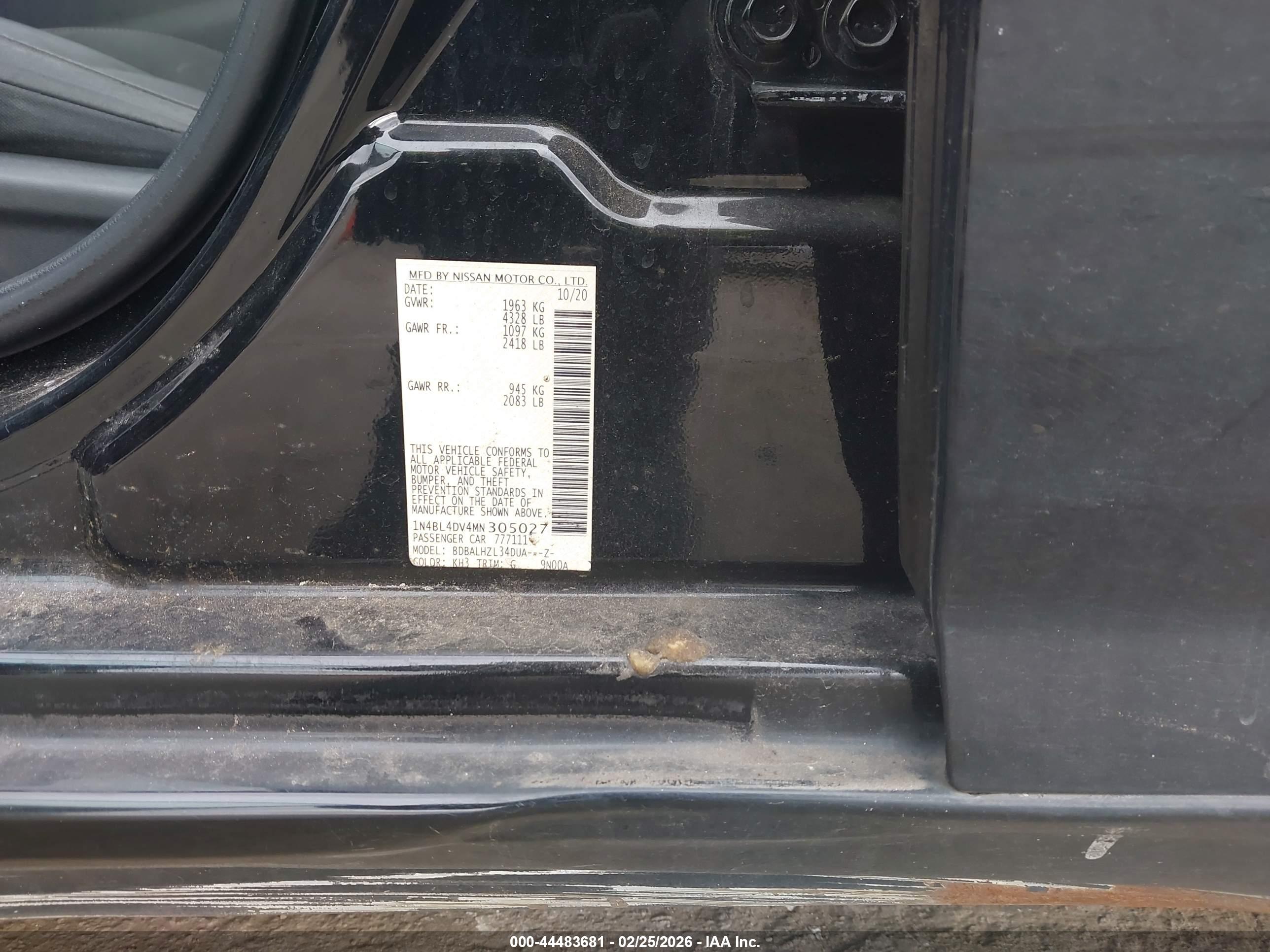 NISSAN ALTIMA image 9