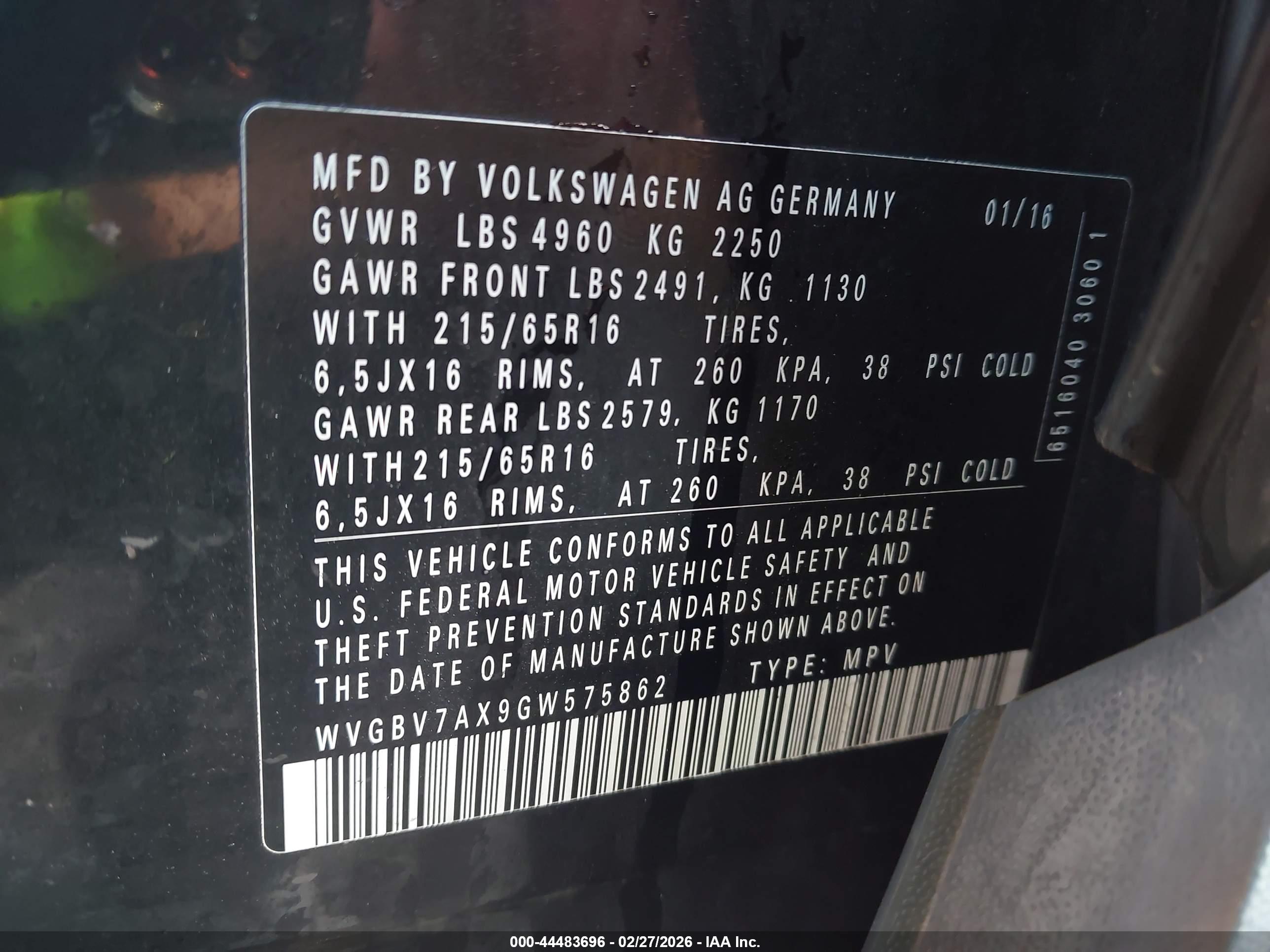 VOLKSWAGEN TIGUAN image 9