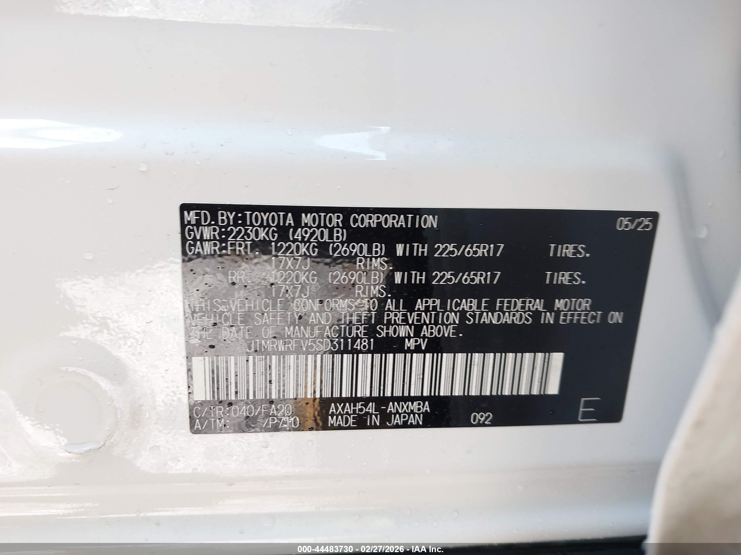 TOYOTA RAV4 image 9