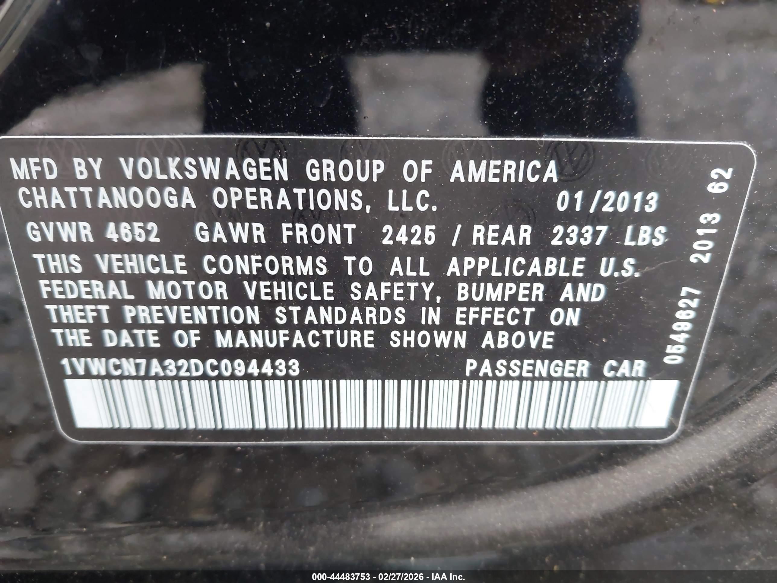 VOLKSWAGEN PASSAT image 9