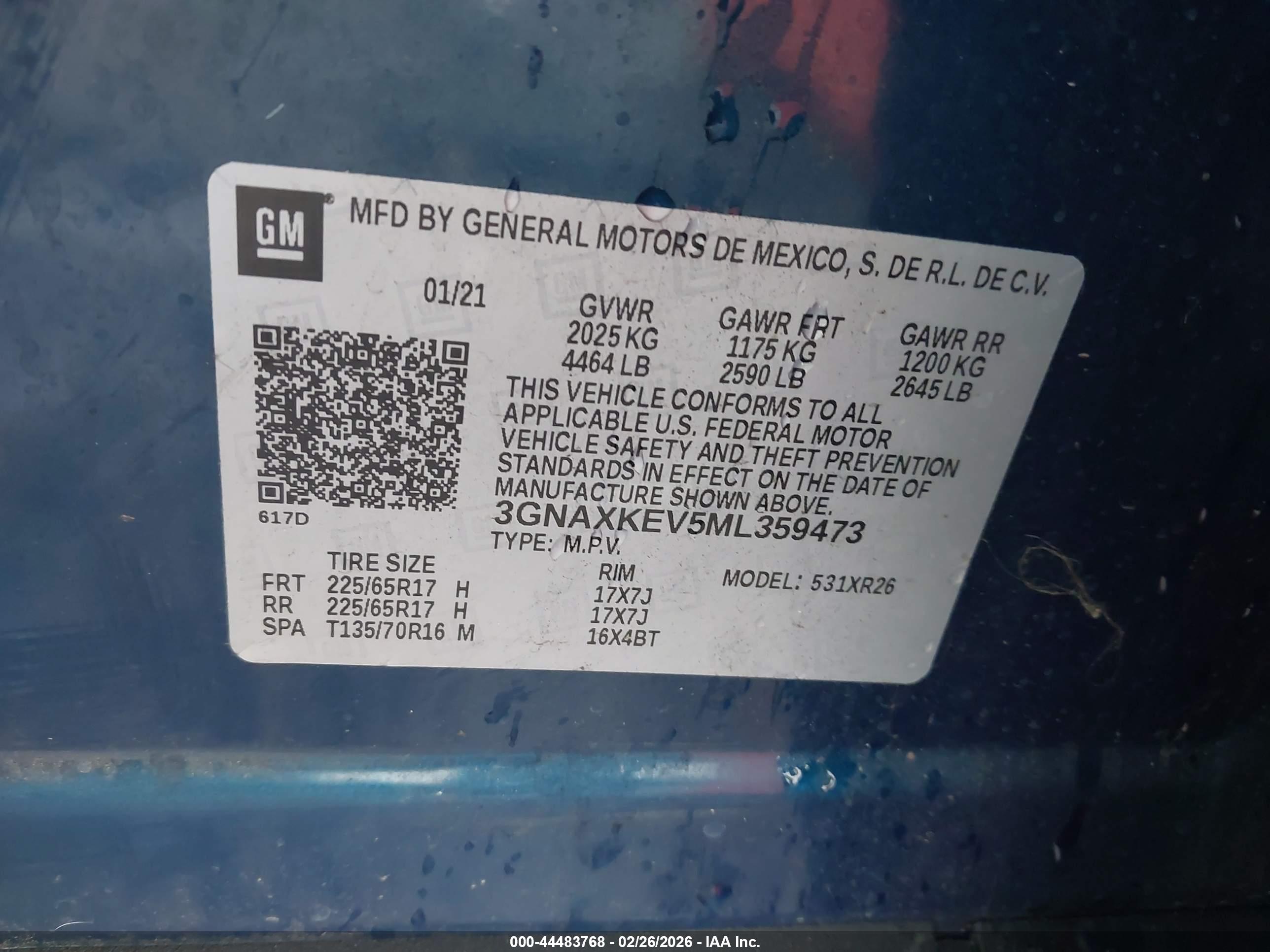 CHEVROLET EQUINOX image 9