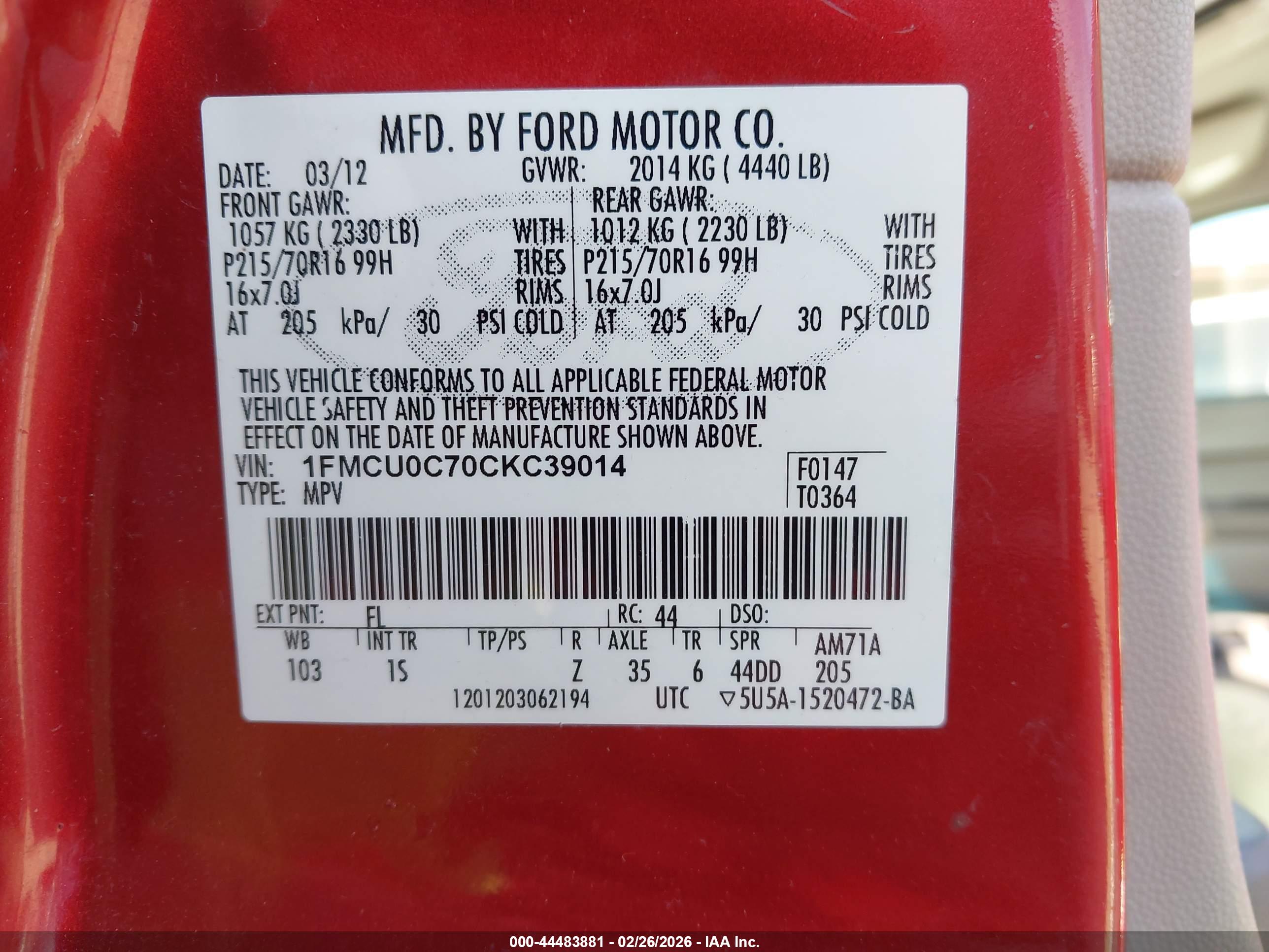 FORD ESCAPE image 9