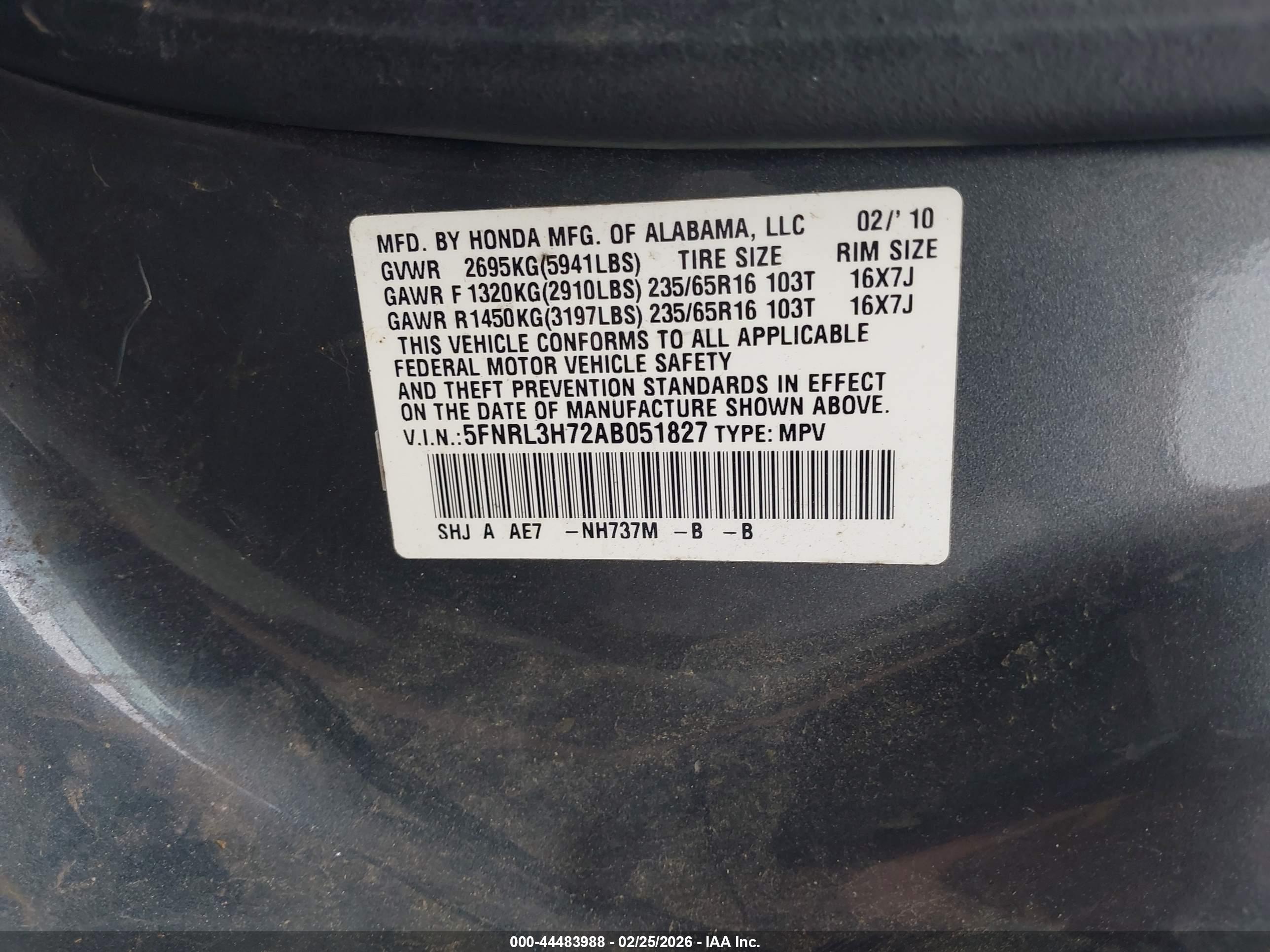 HONDA ODYSSEY image 9