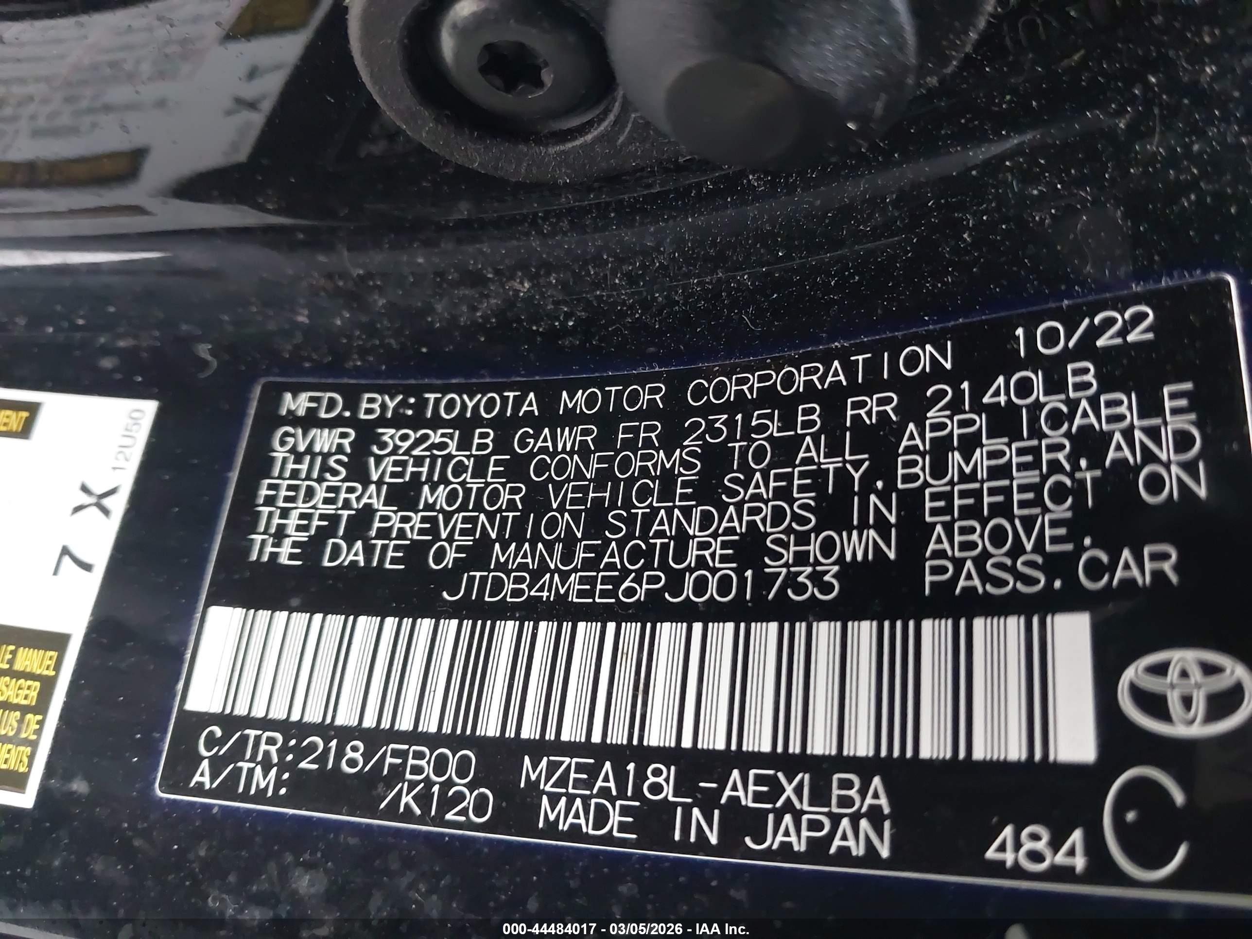 TOYOTA COROLLA image 9