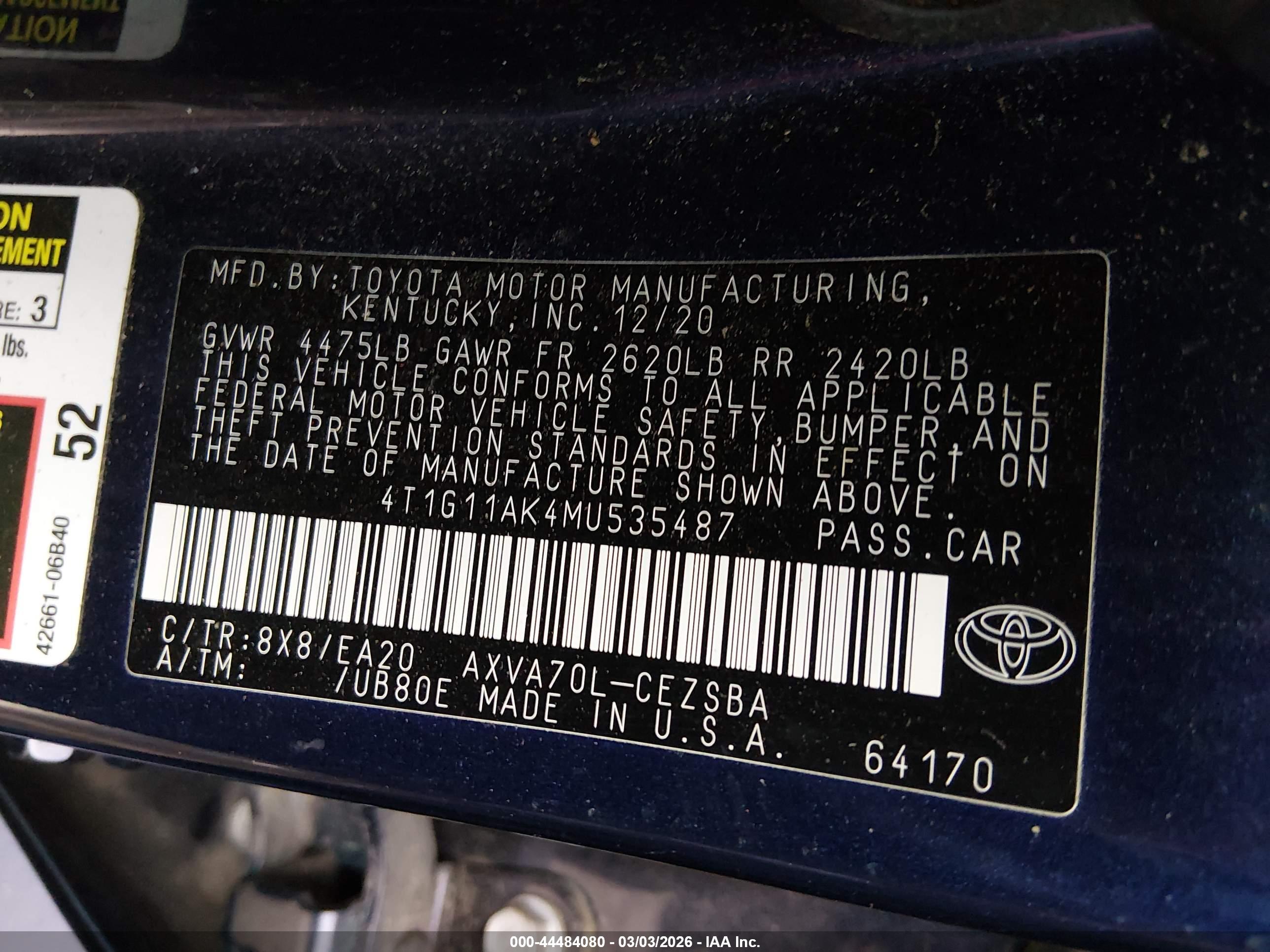 TOYOTA CAMRY image 9