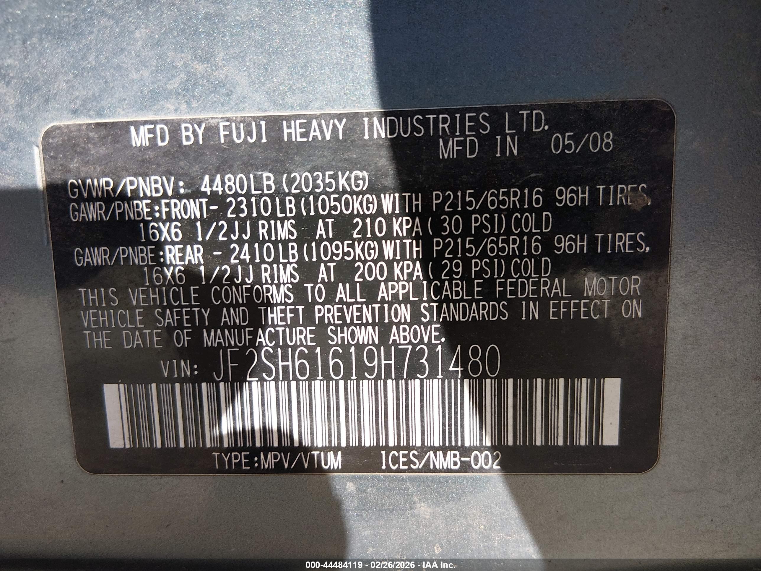 SUBARU FORESTER image 9