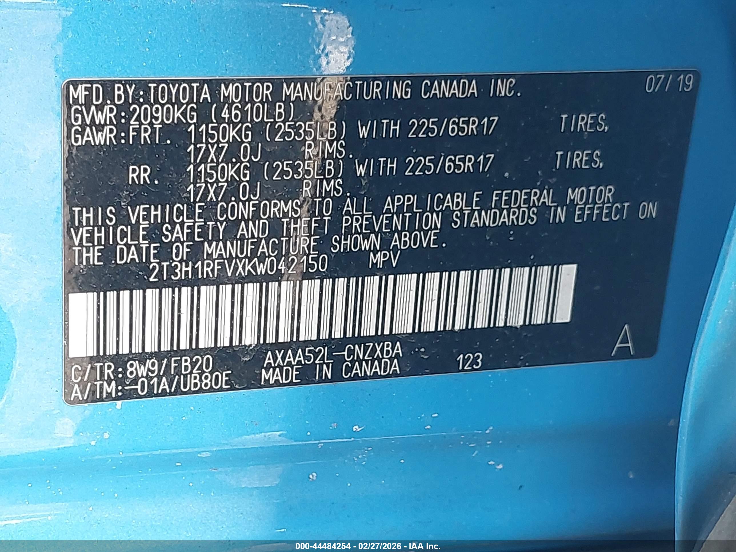 TOYOTA RAV4 image 9