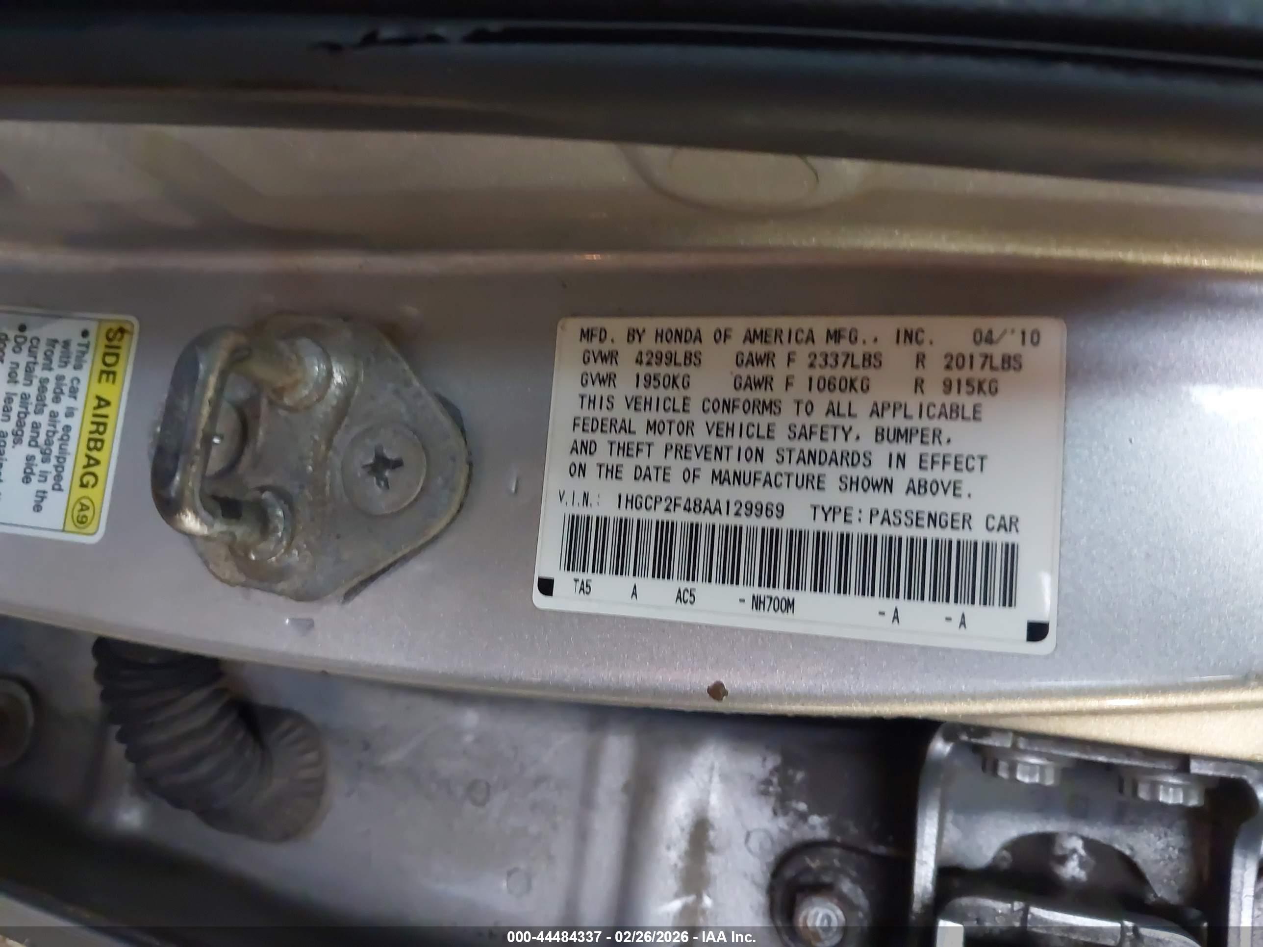 HONDA ACCORD image 9