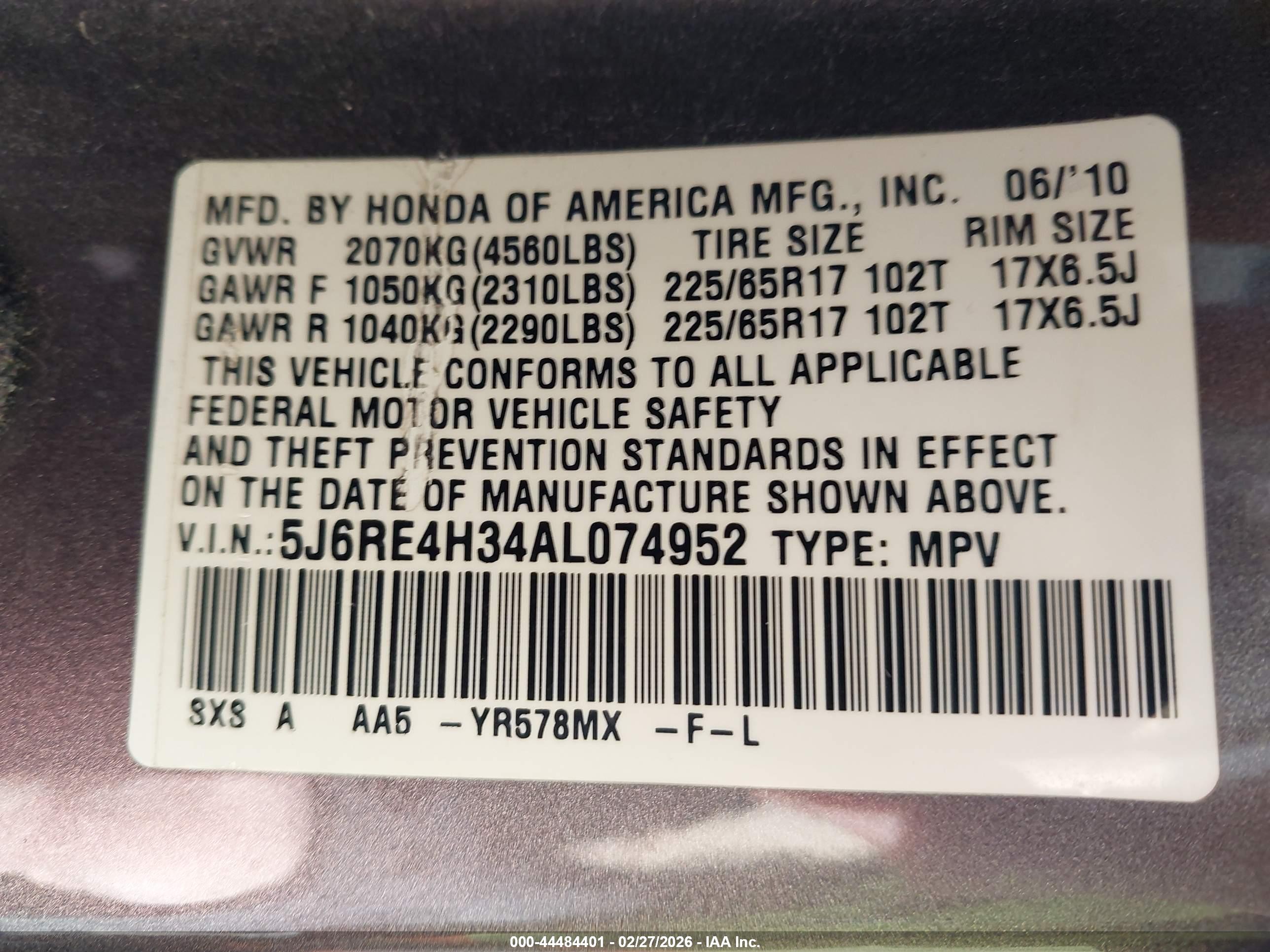HONDA CR-V image 9