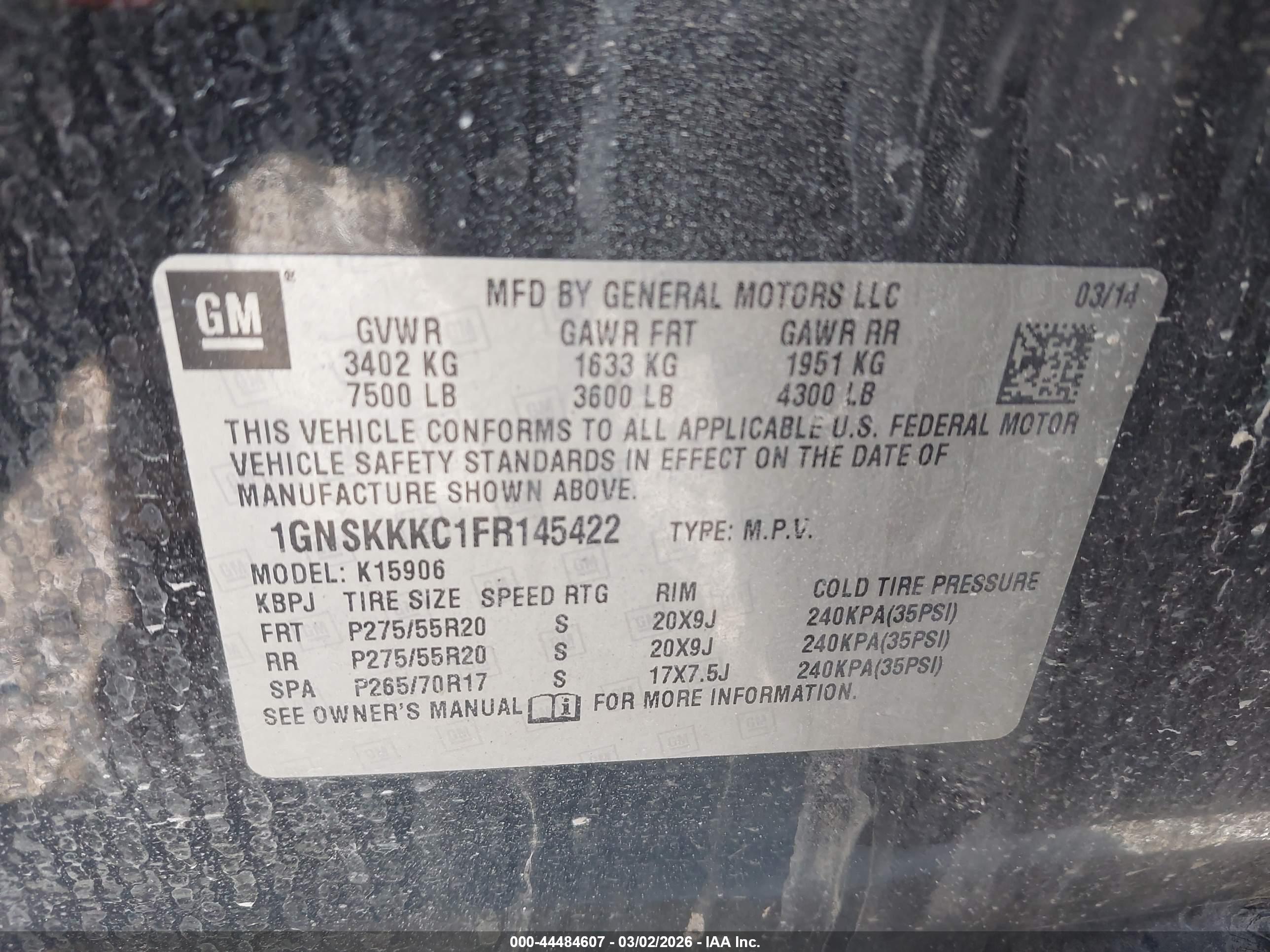 CHEVROLET SUBURBAN image 9