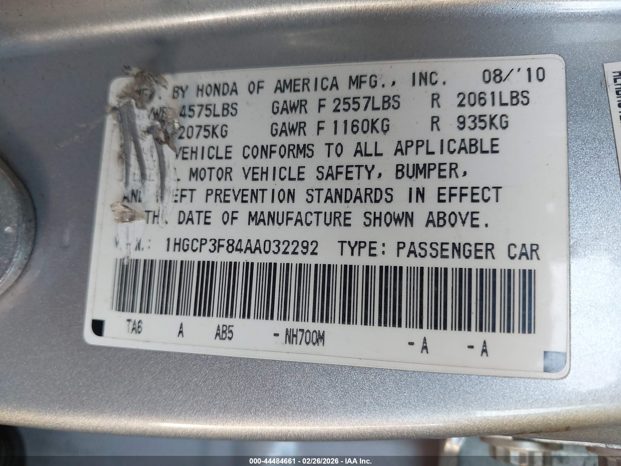 HONDA ACCORD image 9