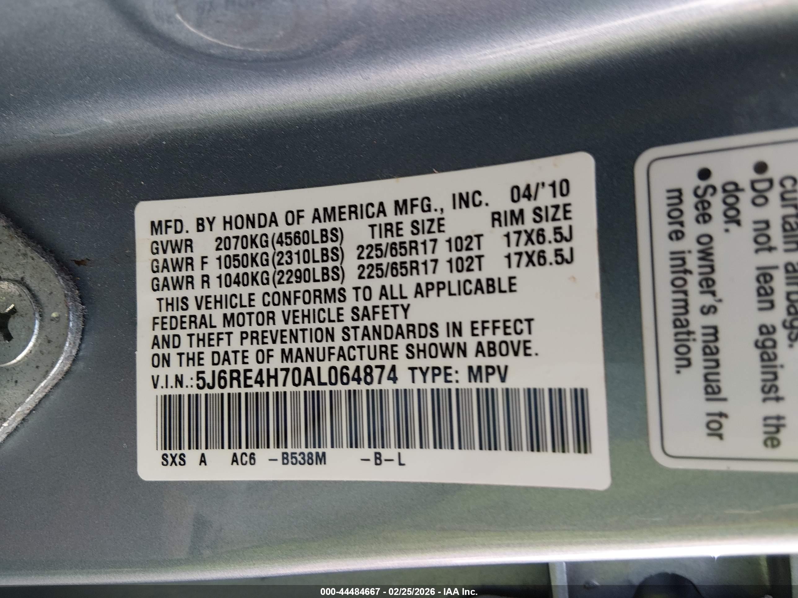 HONDA CR-V image 9