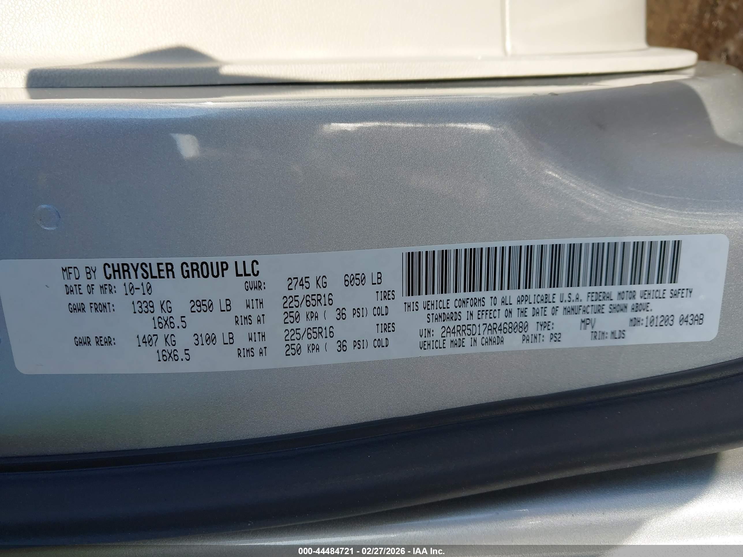 CHRYSLER TOWN image 9