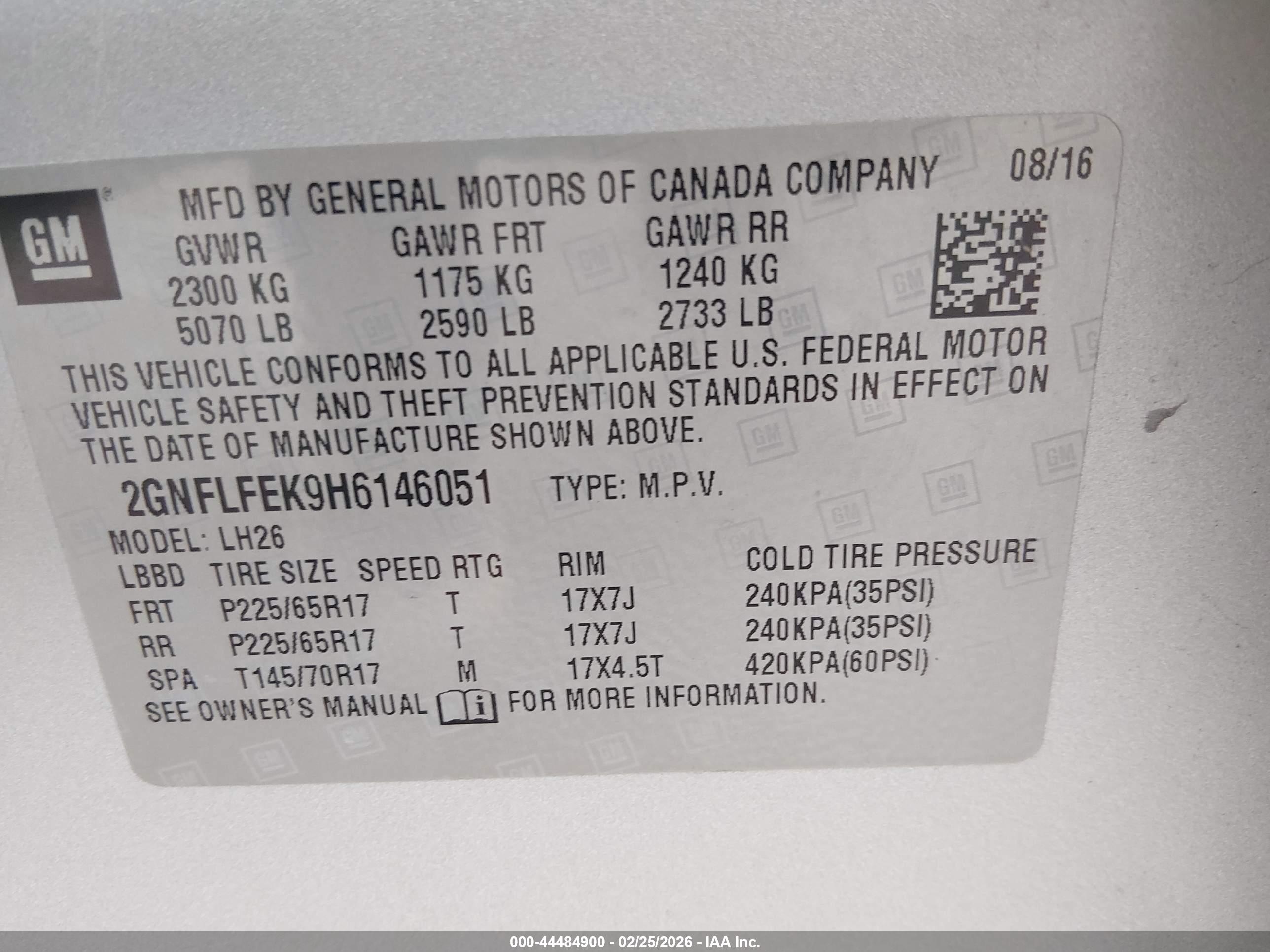 CHEVROLET EQUINOX image 9