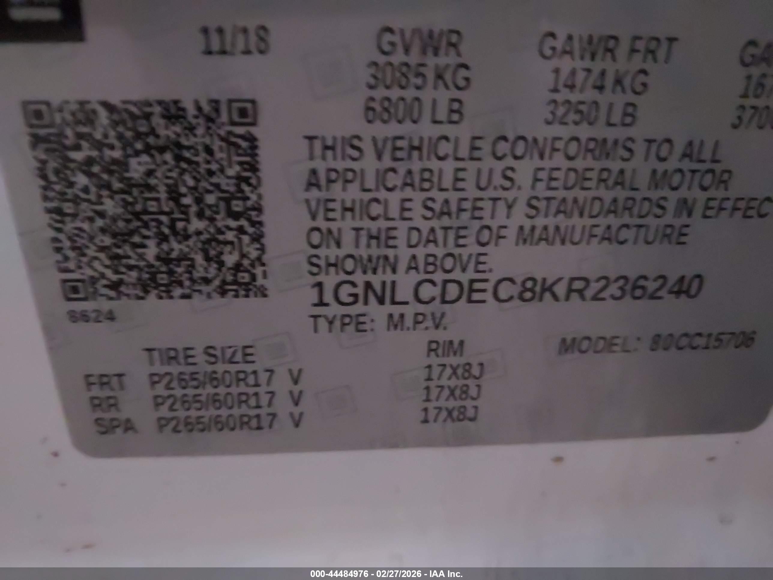 CHEVROLET TAHOE image 9