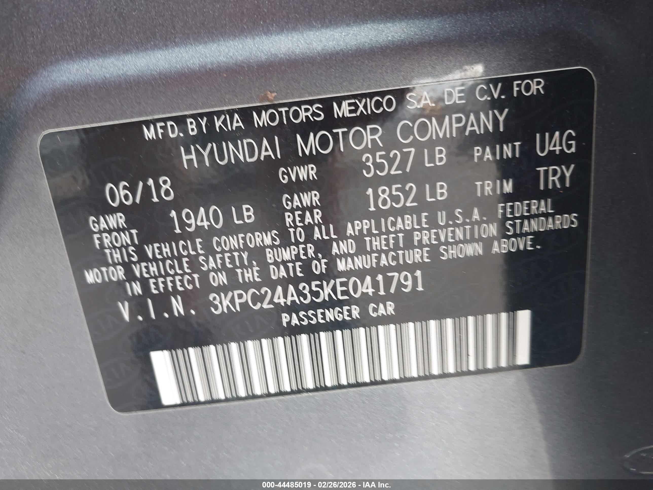HYUNDAI ACCENT image 9
