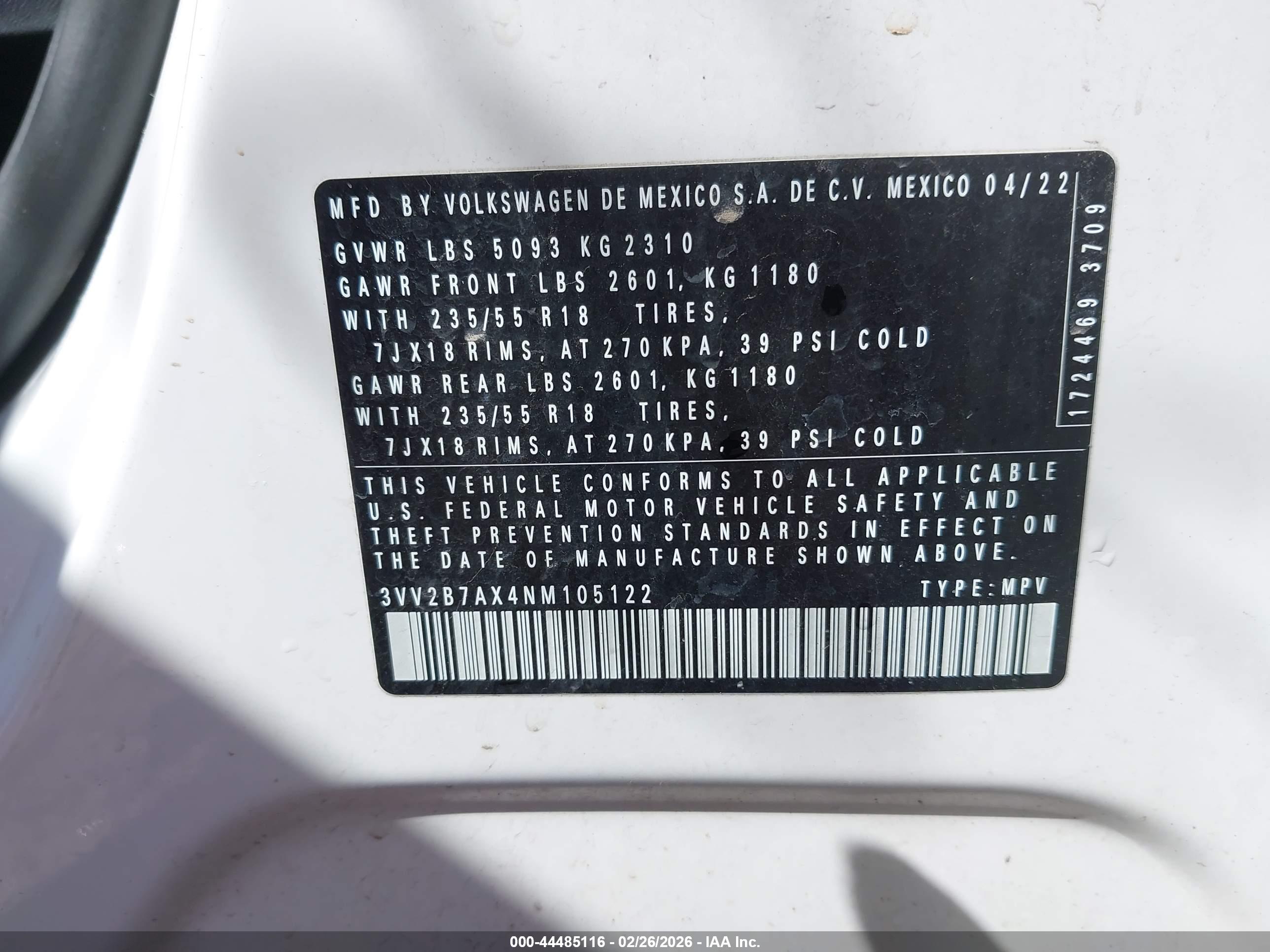 VOLKSWAGEN TIGUAN image 9