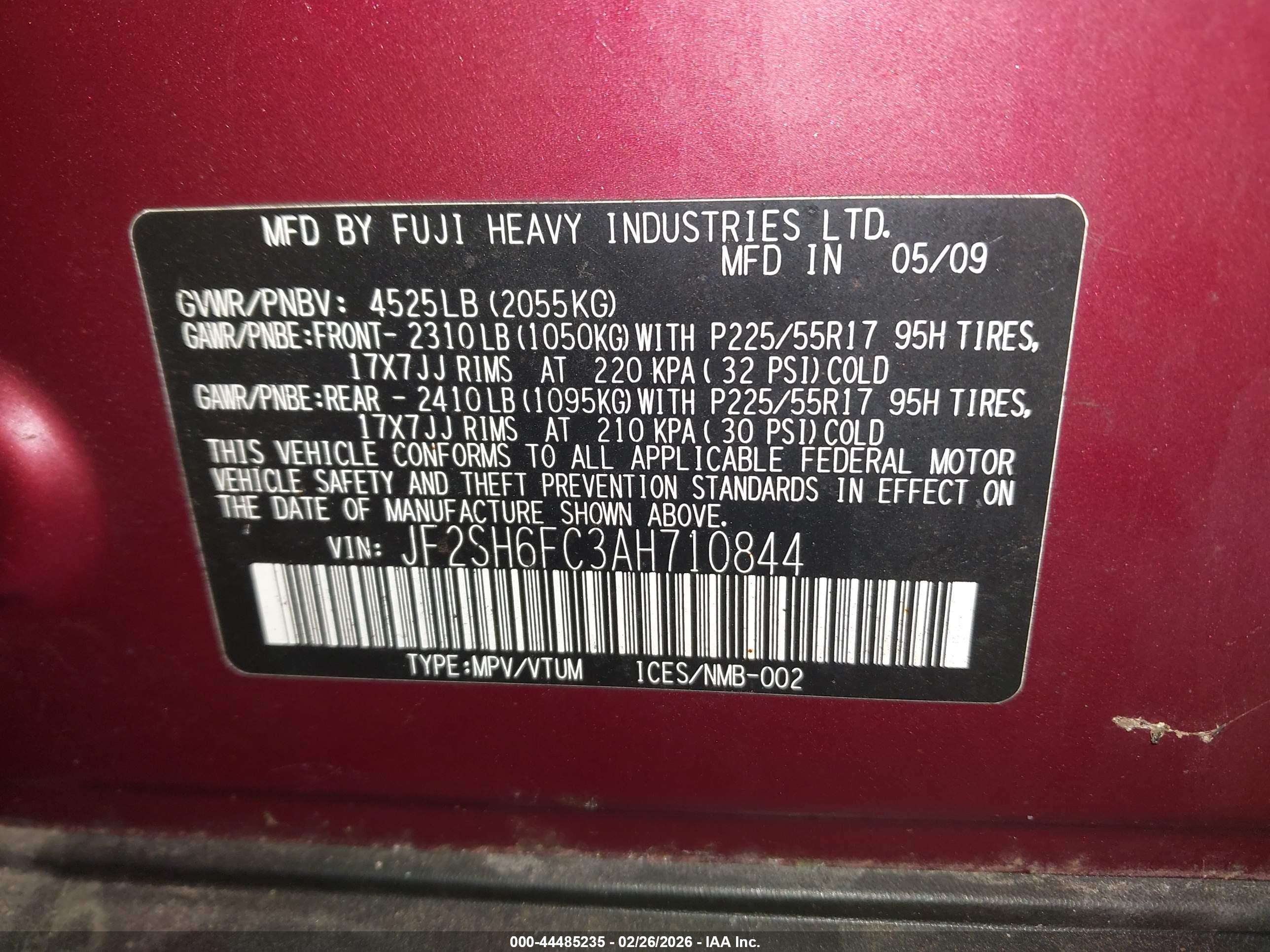 SUBARU FORESTER image 9