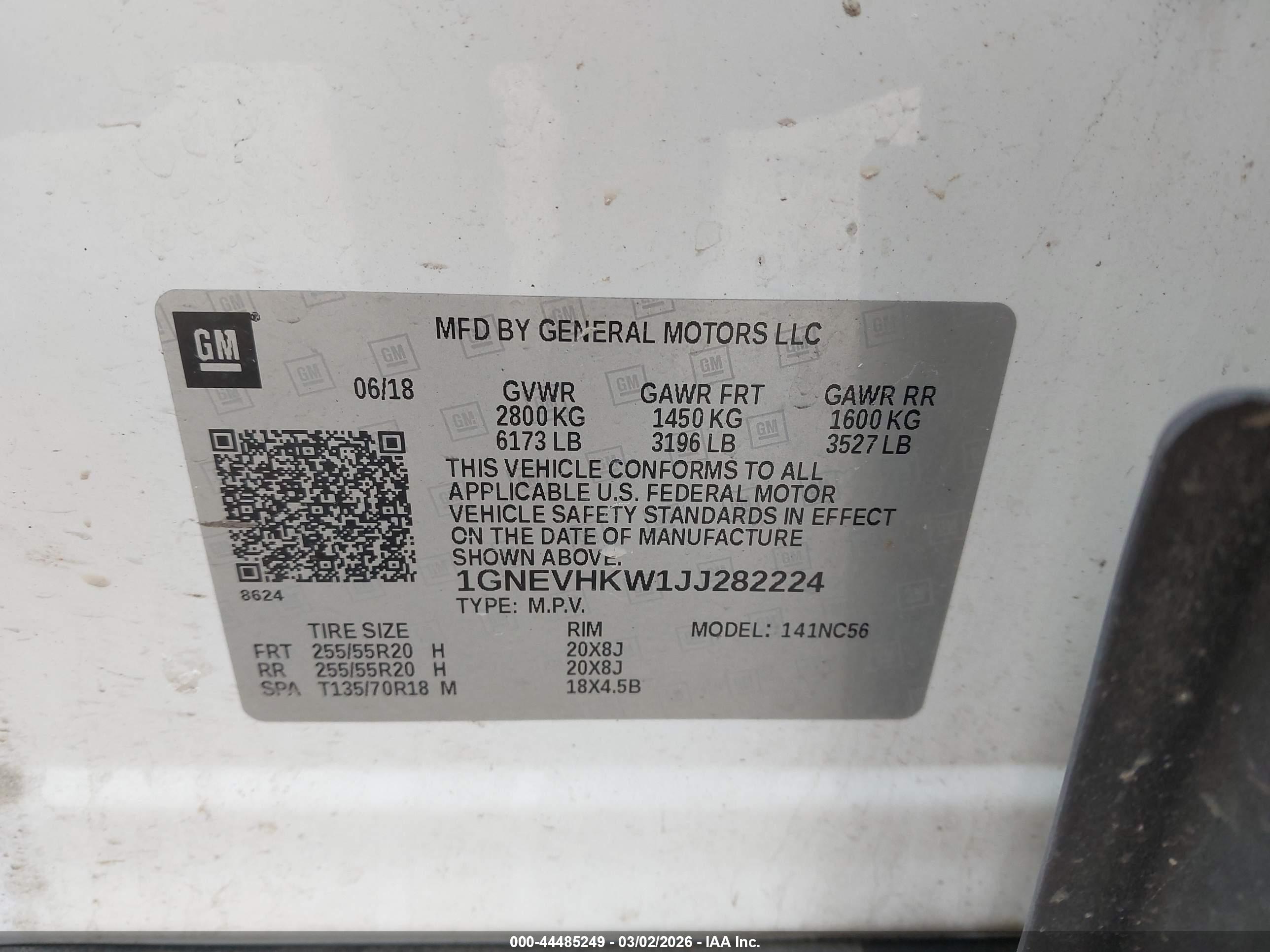CHEVROLET TRAVERSE image 9