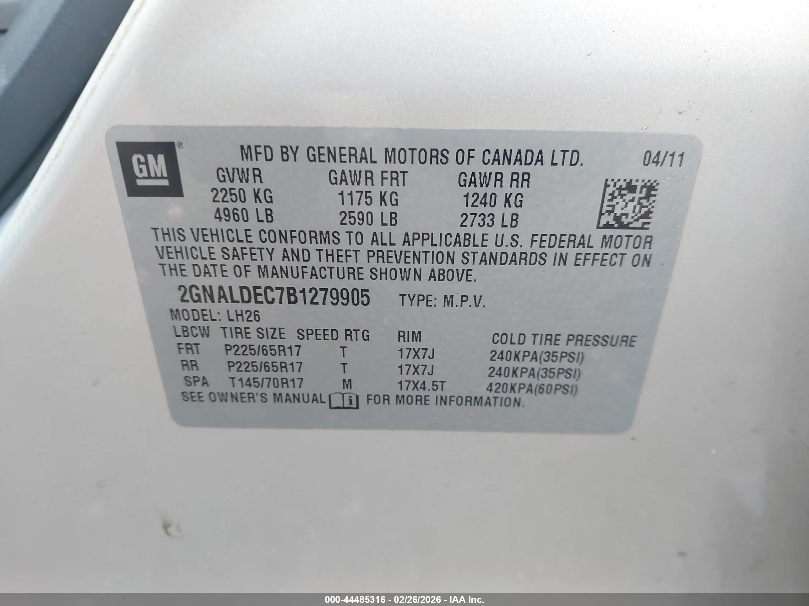 CHEVROLET EQUINOX image 9