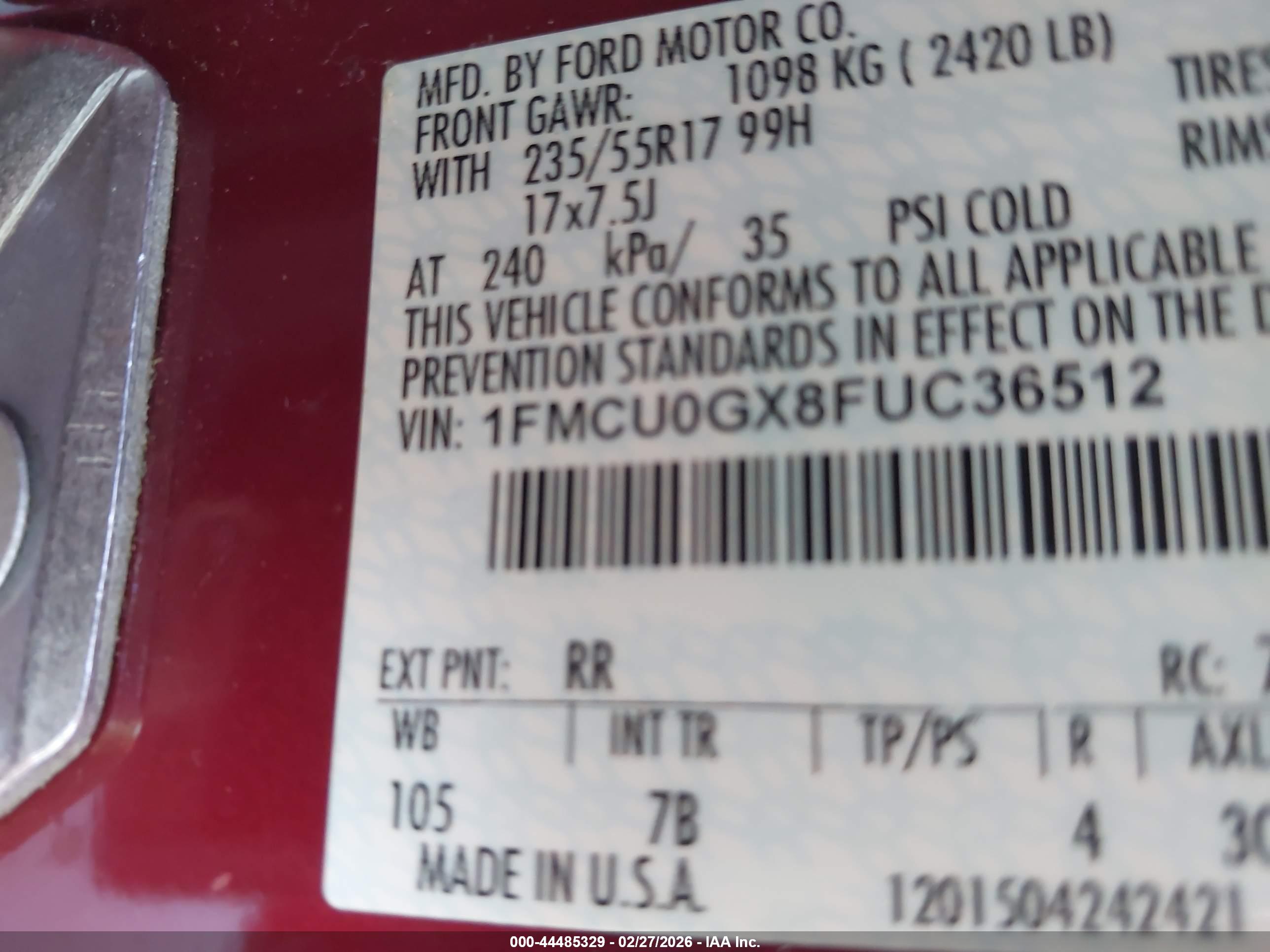 FORD ESCAPE image 9