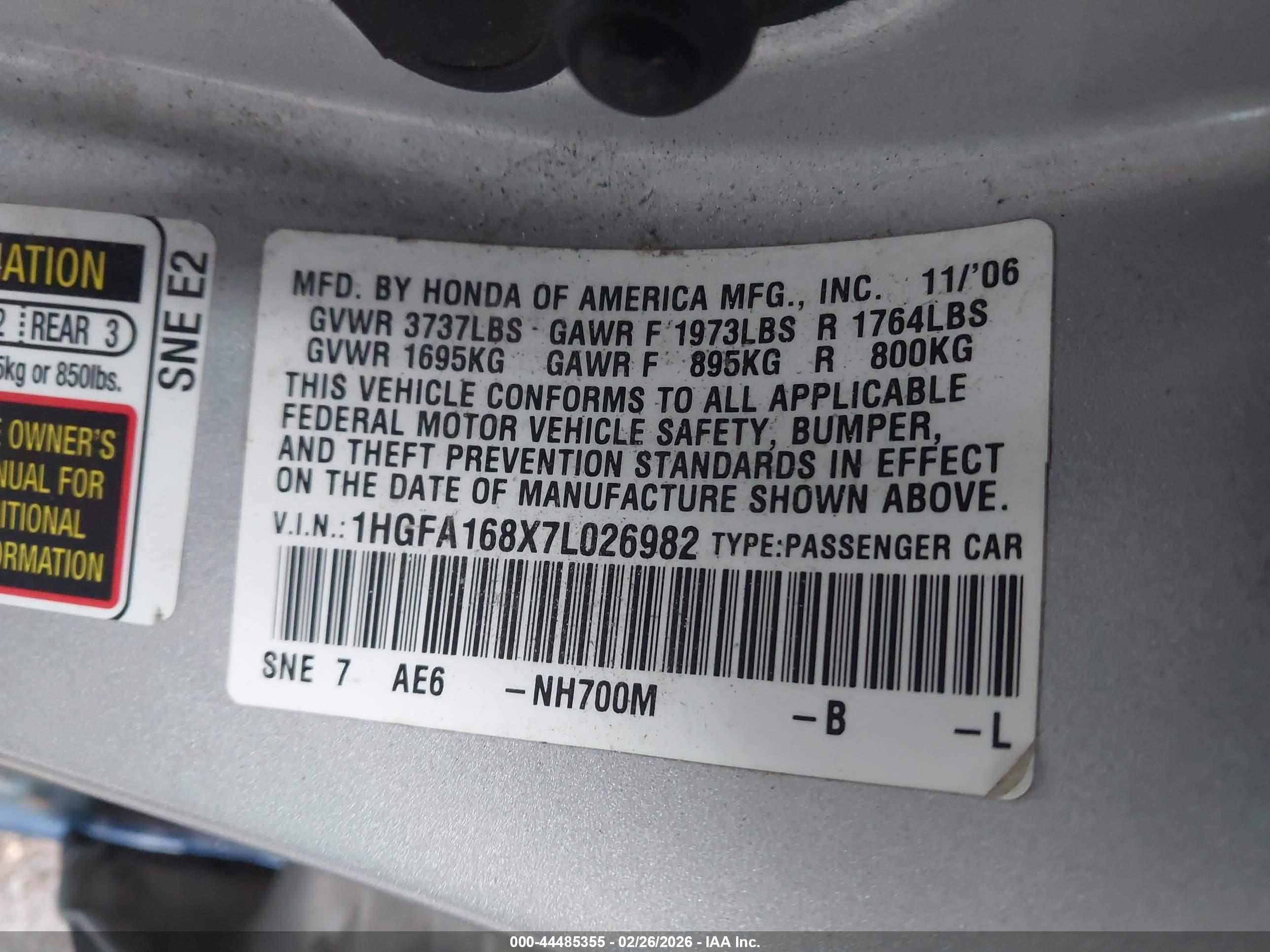 HONDA CIVIC image 9