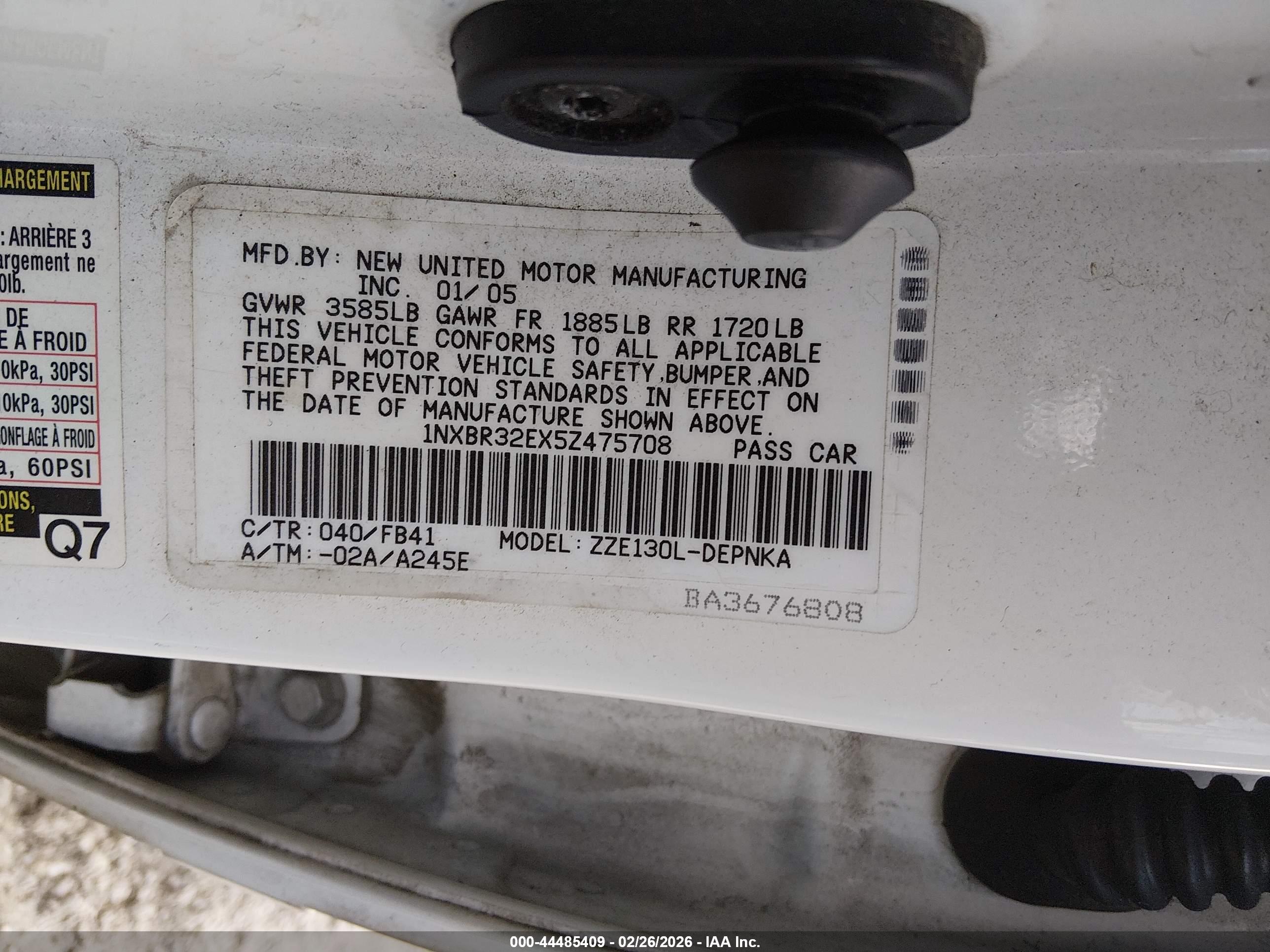 TOYOTA COROLLA image 9