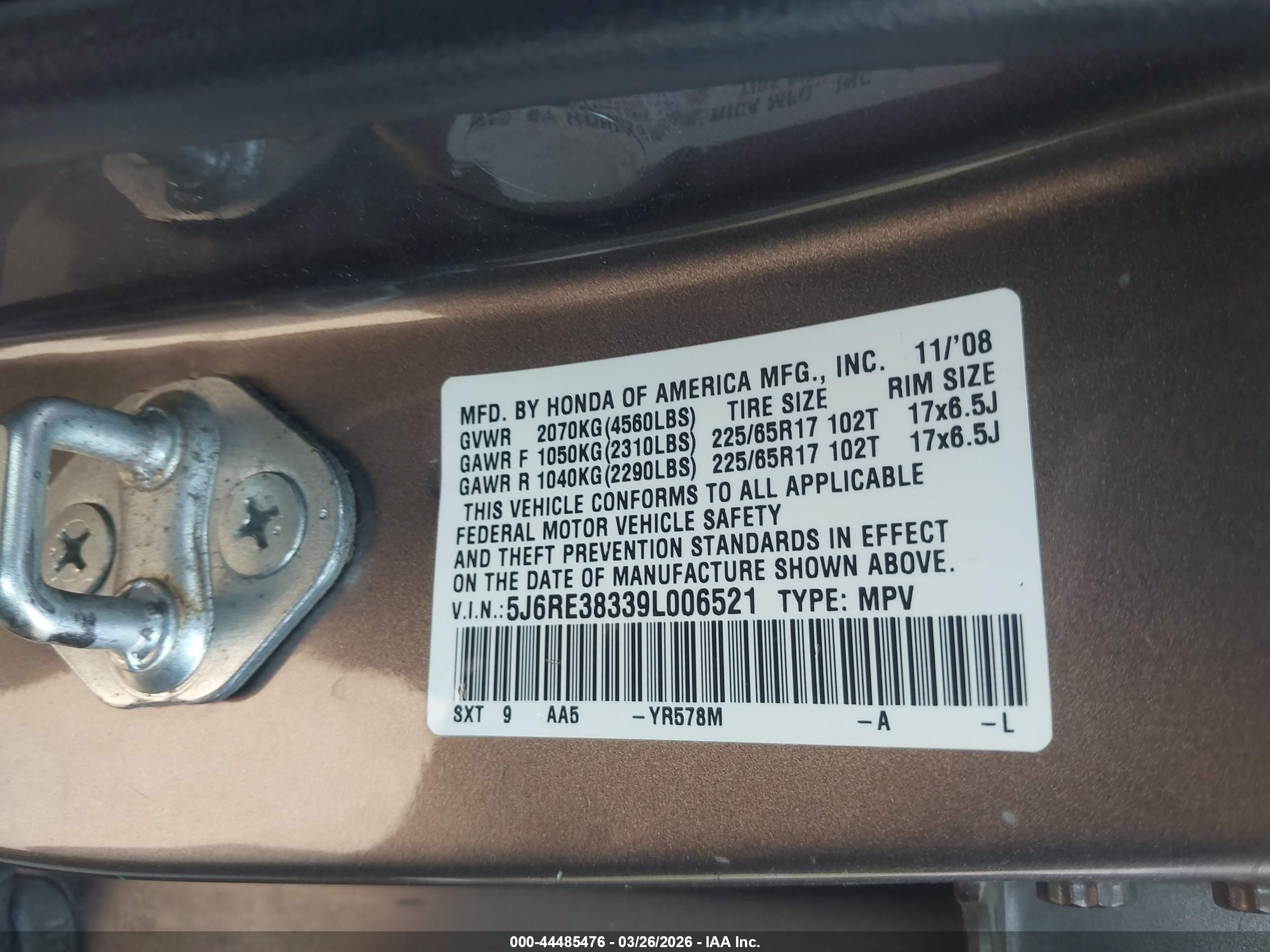 HONDA CR-V image 9