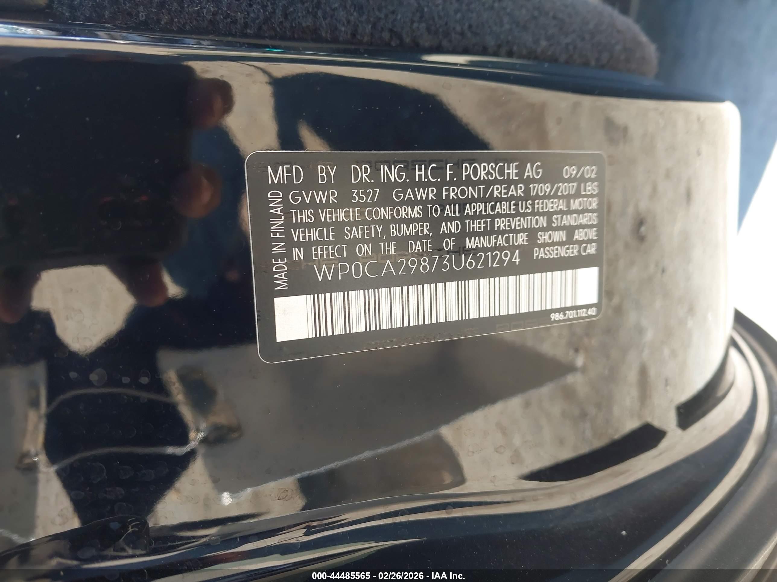 PORSCHE BOXSTER image 9