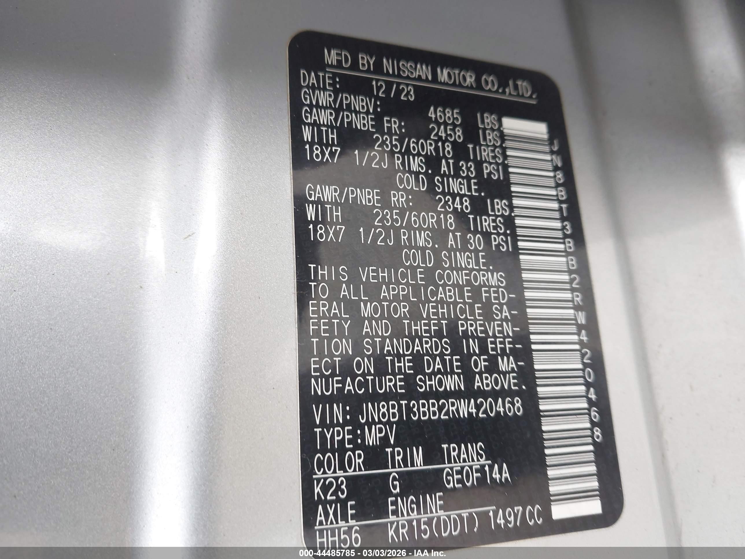NISSAN ROGUE image 9