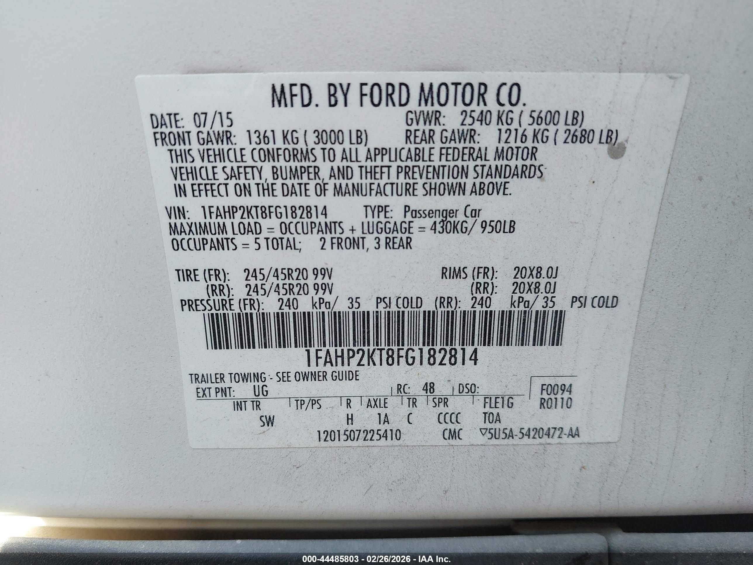 FORD TAURUS image 9