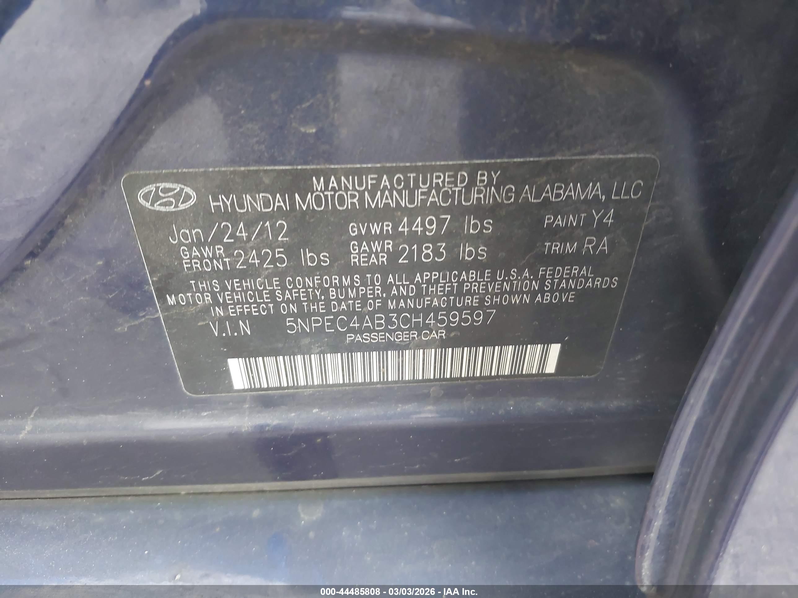 HYUNDAI SONATA image 9