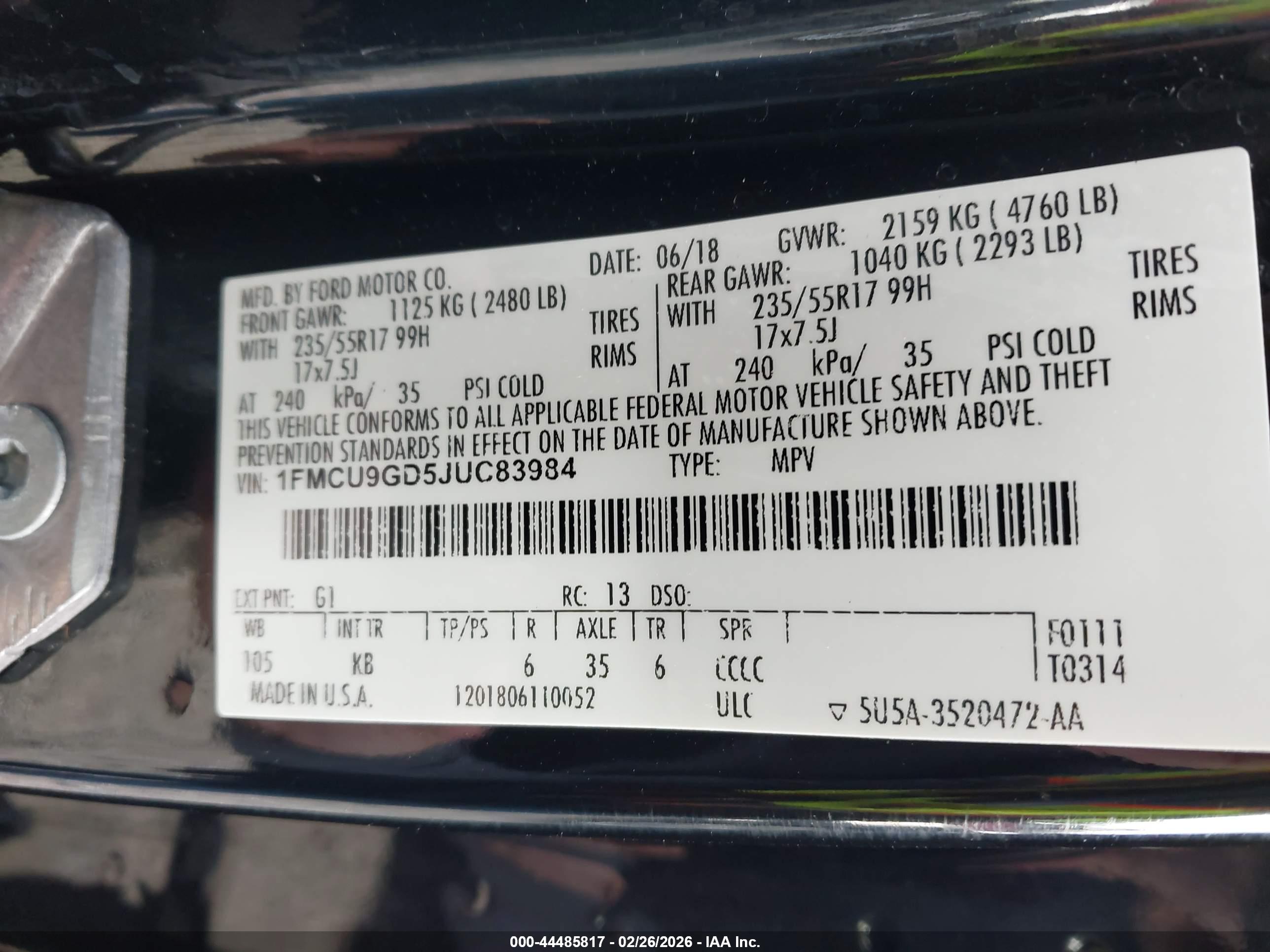 FORD ESCAPE image 9