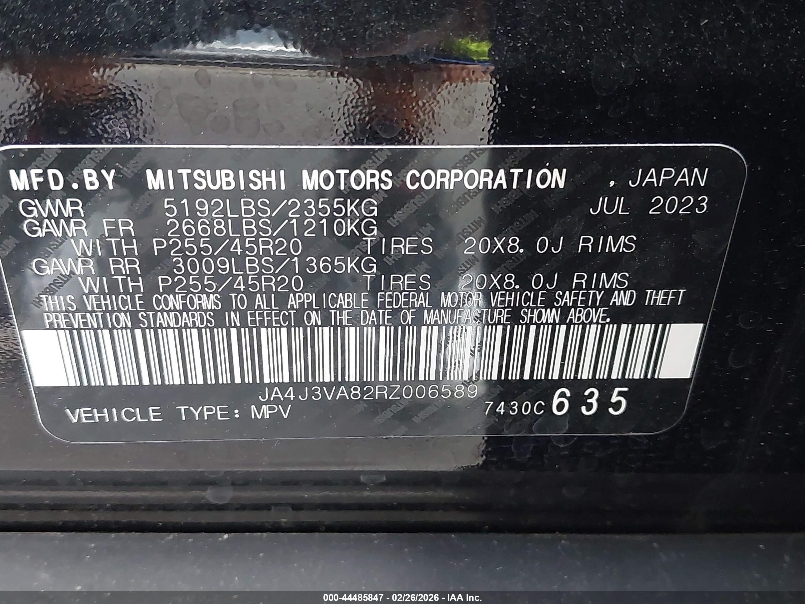 MITSUBISHI OUTLANDER image 9