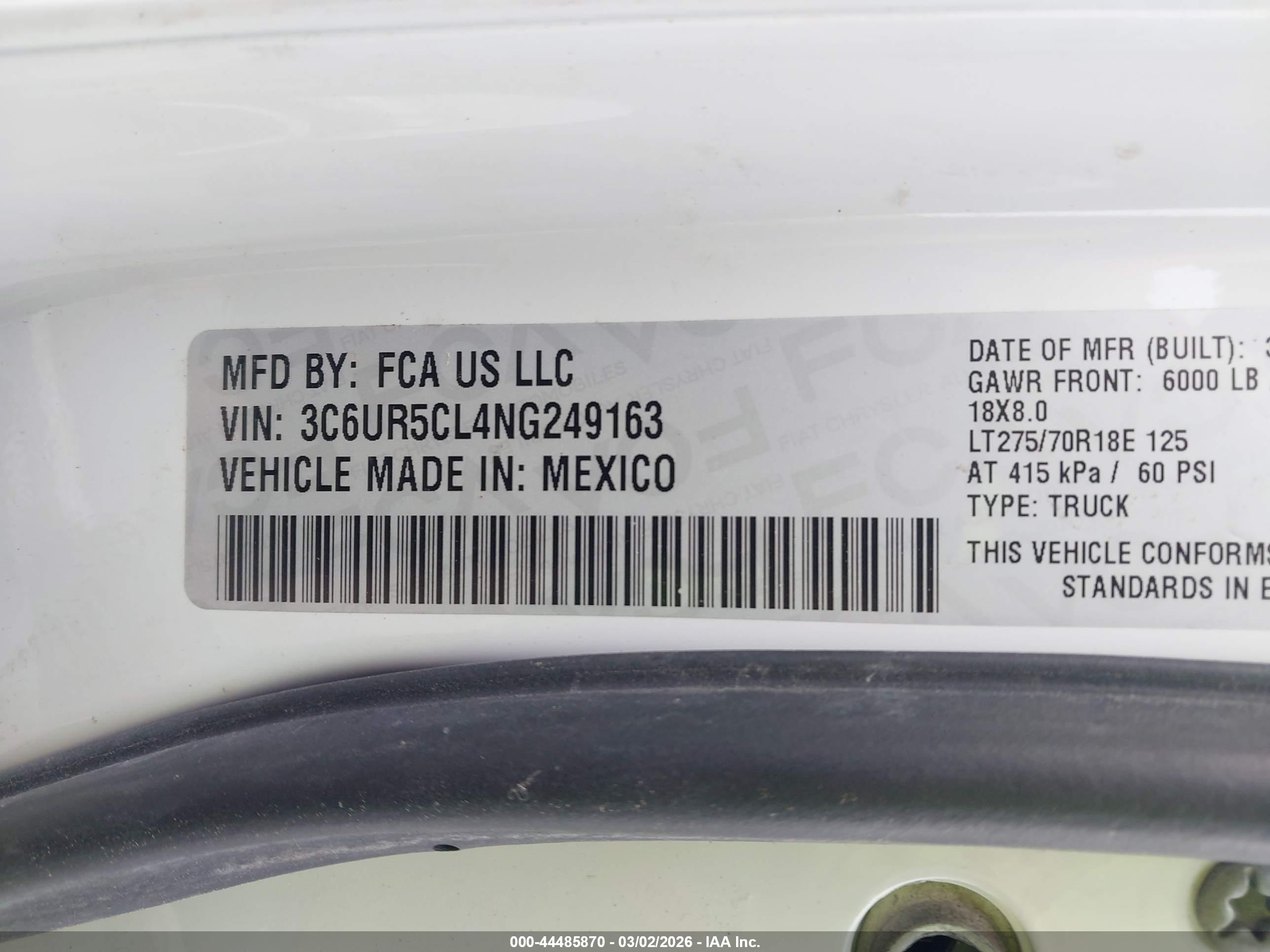 RAM 2500 image 9