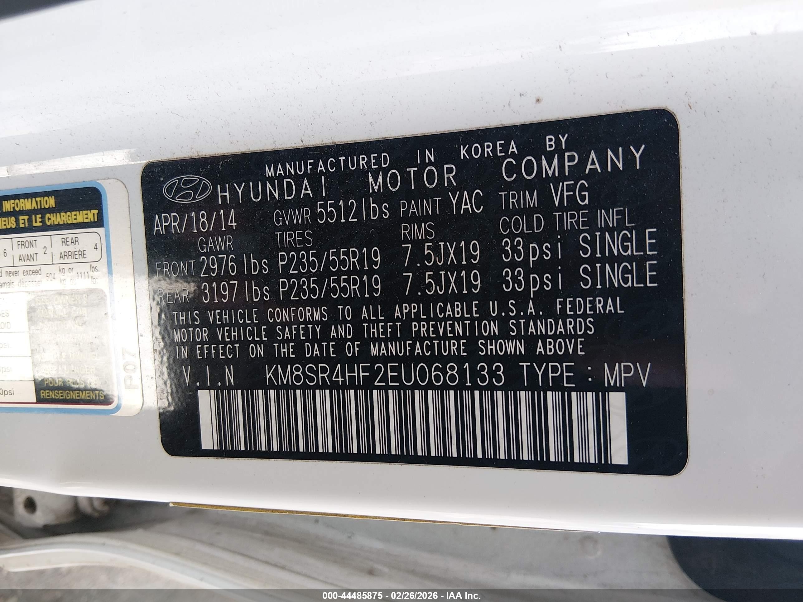 HYUNDAI SANTA image 9