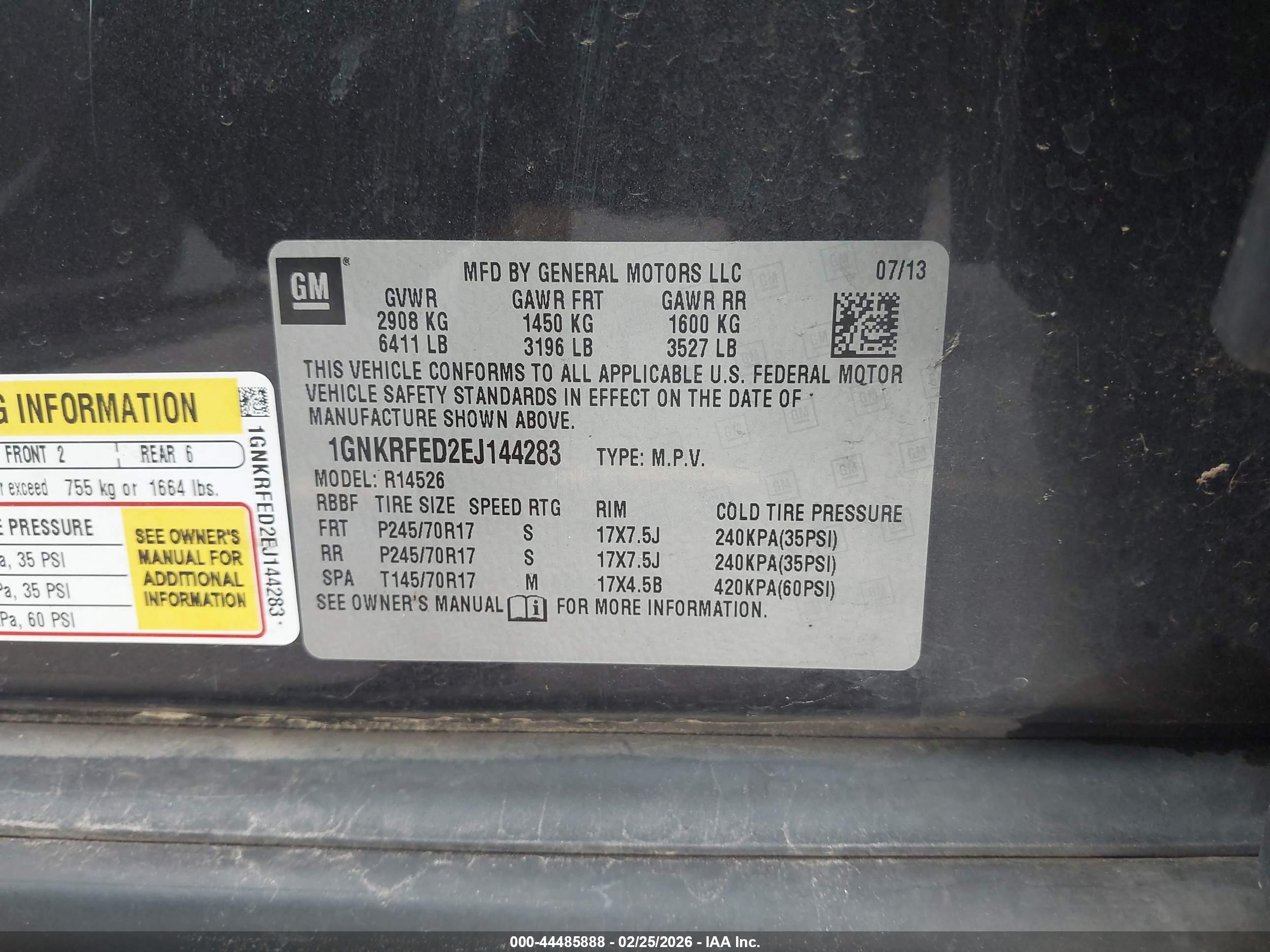 CHEVROLET TRAVERSE image 9