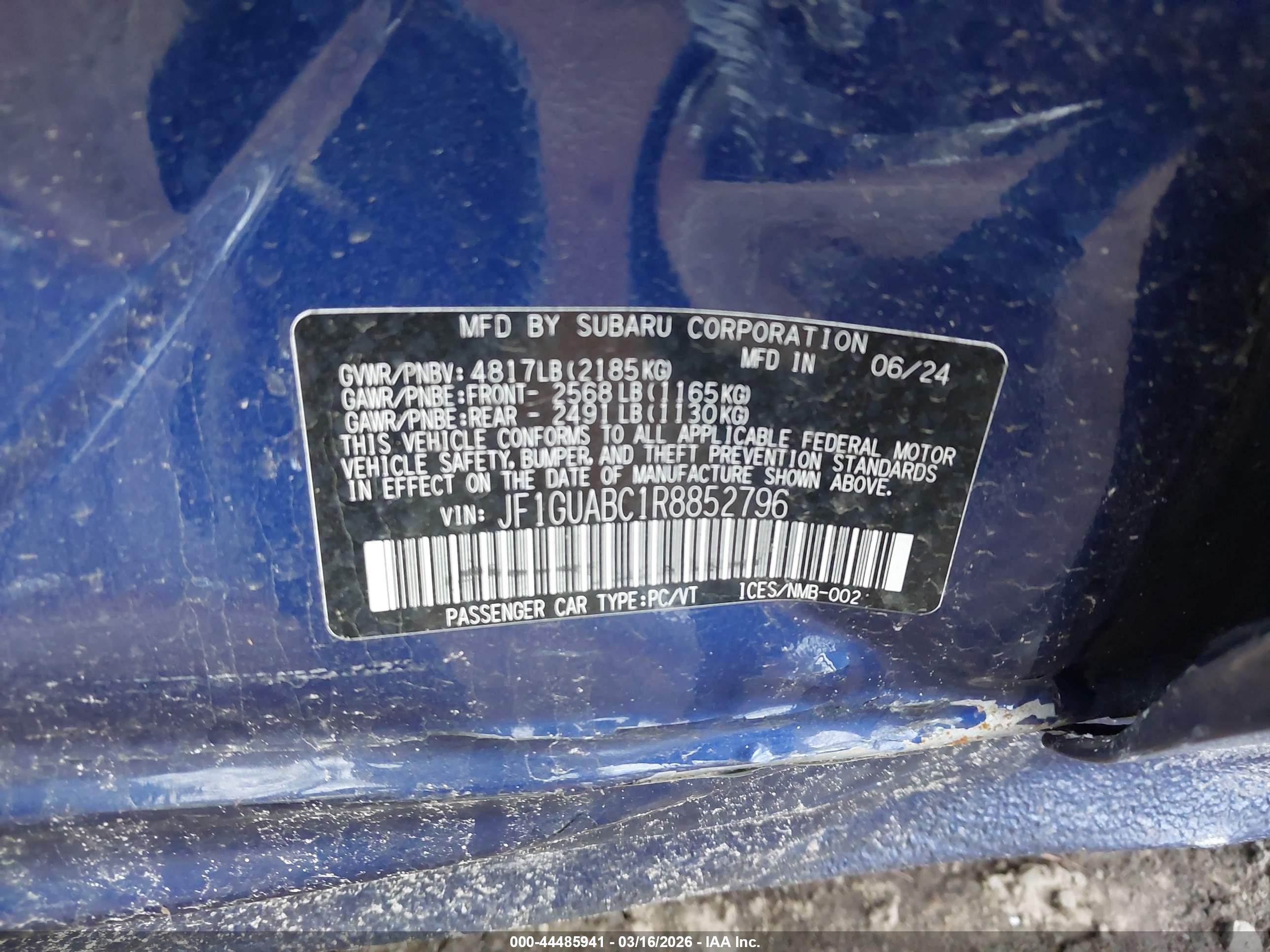 SUBARU IMPREZA image 9